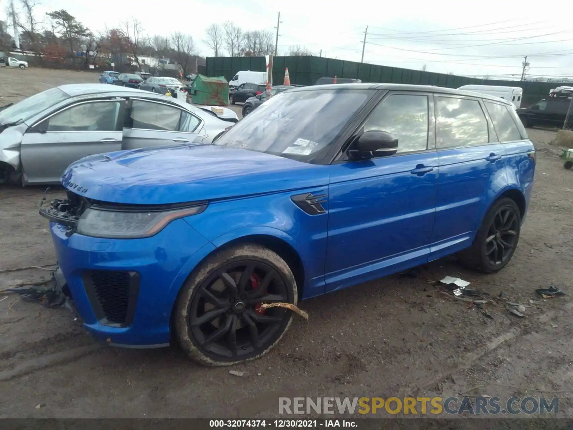 2 Фотография поврежденного автомобиля SALWZ2RE6LA701997 LAND ROVER RANGE ROVER SPORT 2020