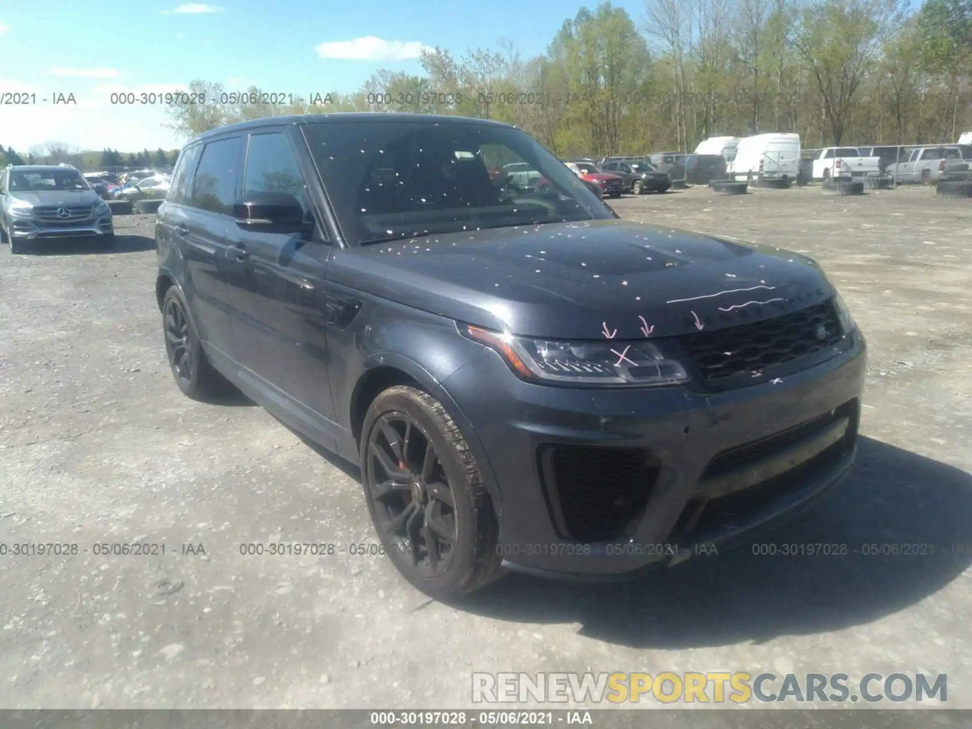 1 Photograph of a damaged car SALWZ2RE8LA712015 LAND ROVER RANGE ROVER SPORT 2020