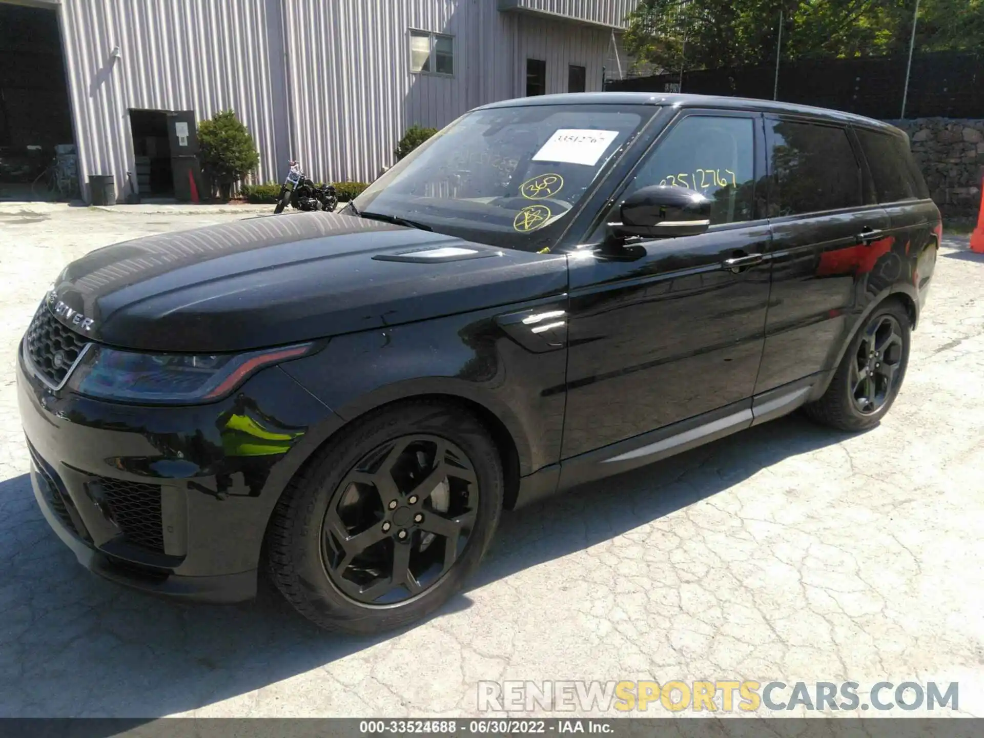 2 Фотография поврежденного автомобиля SALWG2SU6MA775624 LAND ROVER RANGE ROVER SPORT 2021