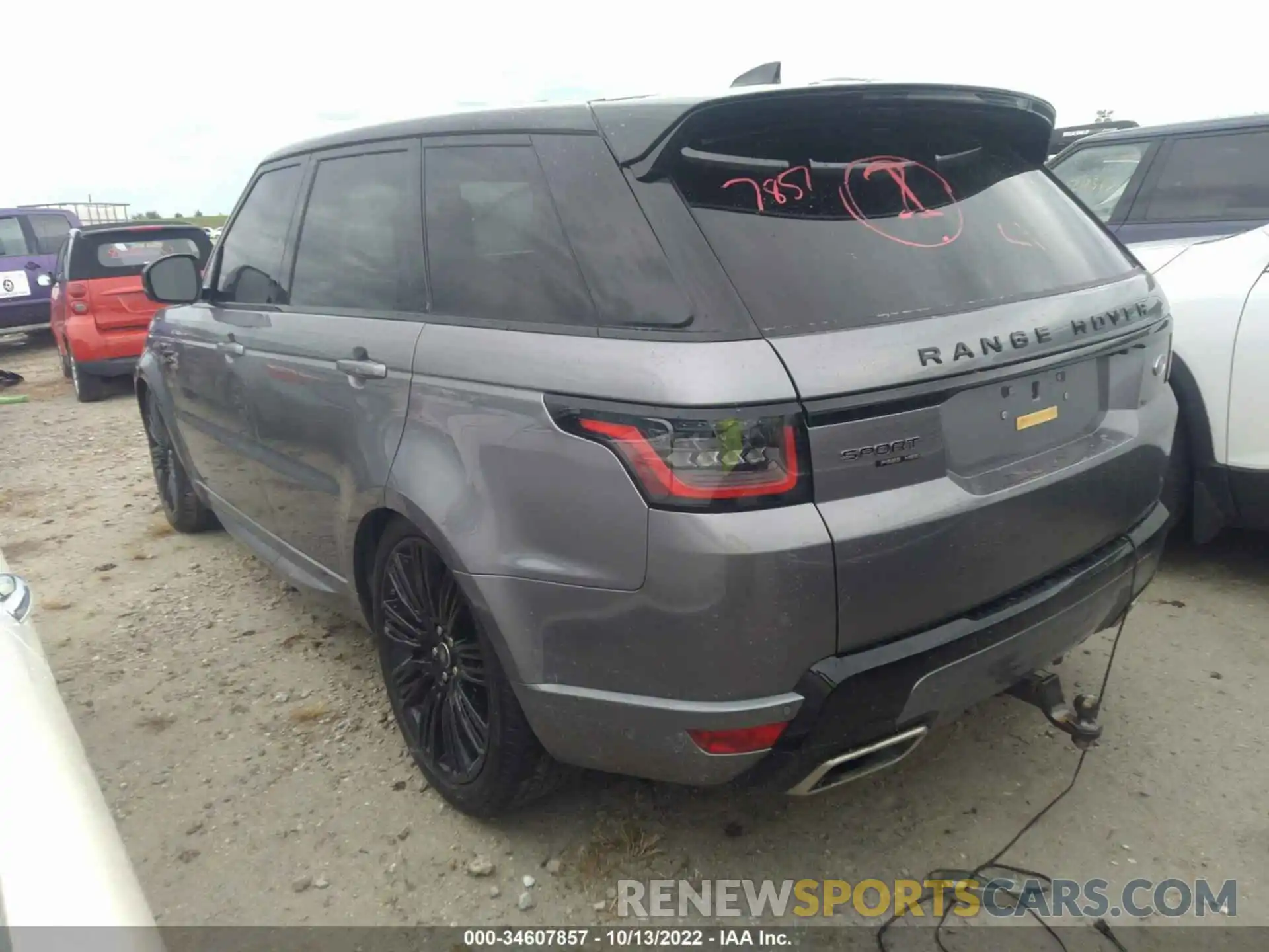 3 Фотография поврежденного автомобиля SALWR2SE0MA777453 LAND ROVER RANGE ROVER SPORT 2021