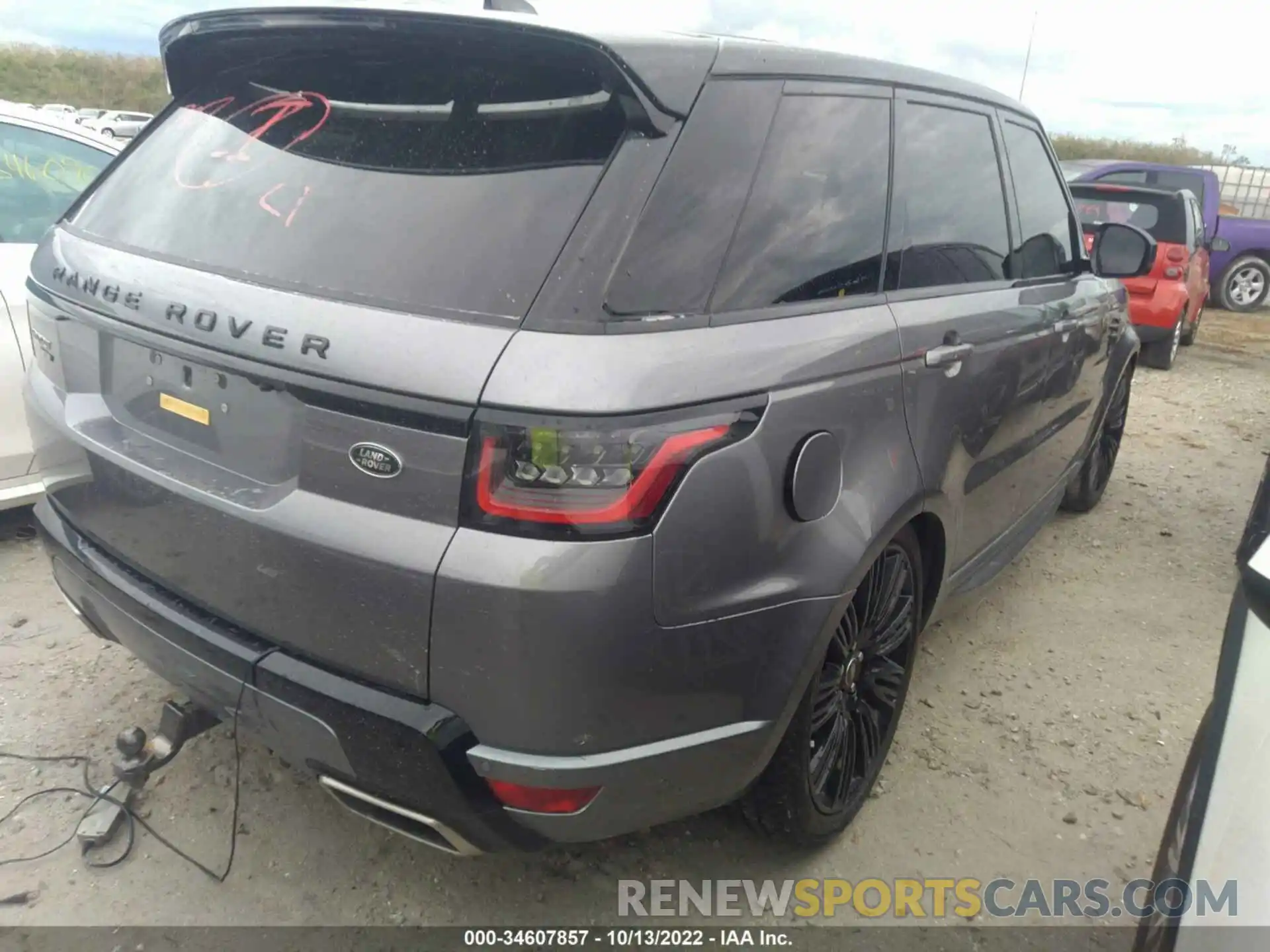 4 Фотография поврежденного автомобиля SALWR2SE0MA777453 LAND ROVER RANGE ROVER SPORT 2021