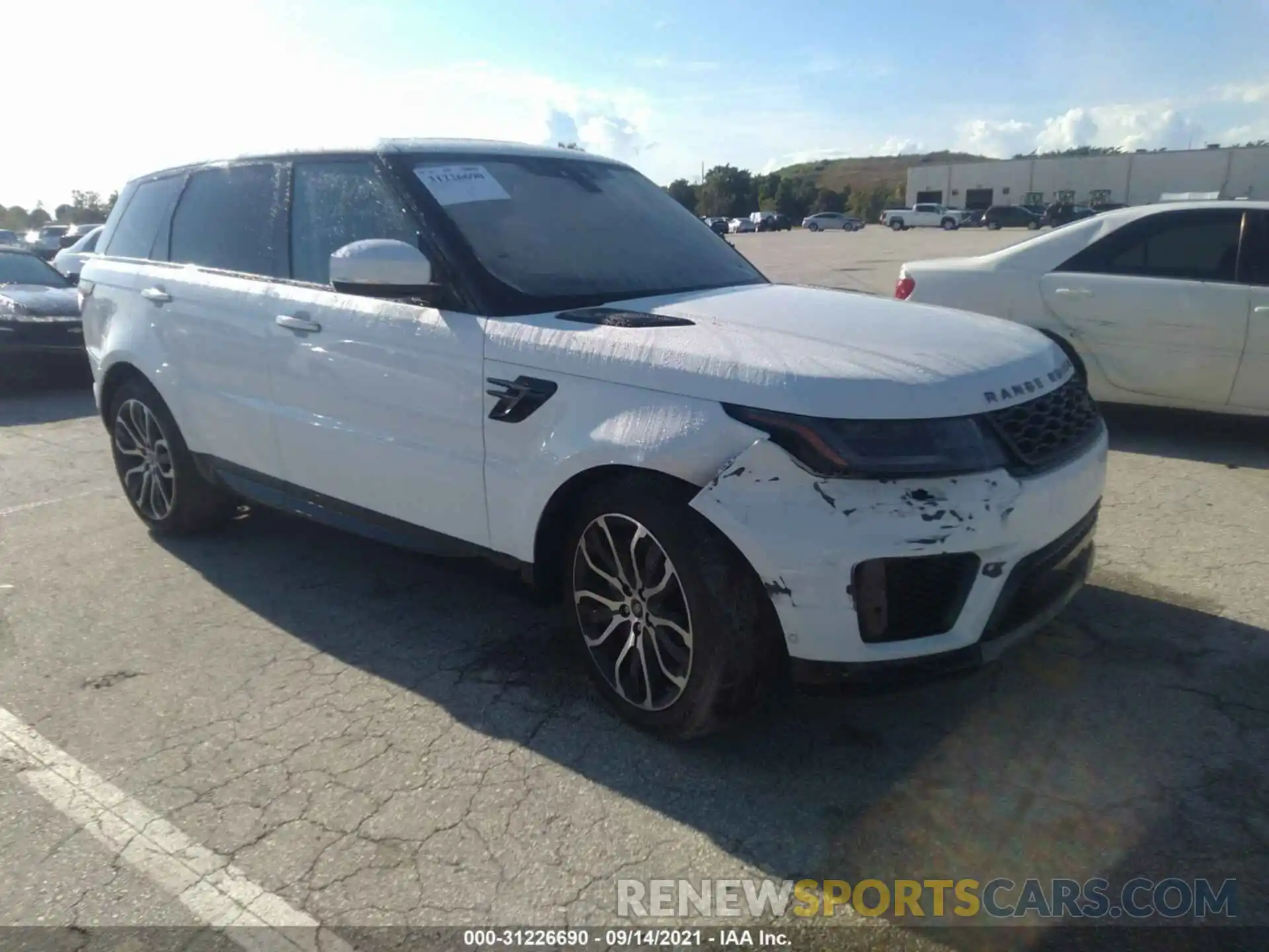 1 Фотография поврежденного автомобиля SALWR2SU0MA755220 LAND ROVER RANGE ROVER SPORT 2021