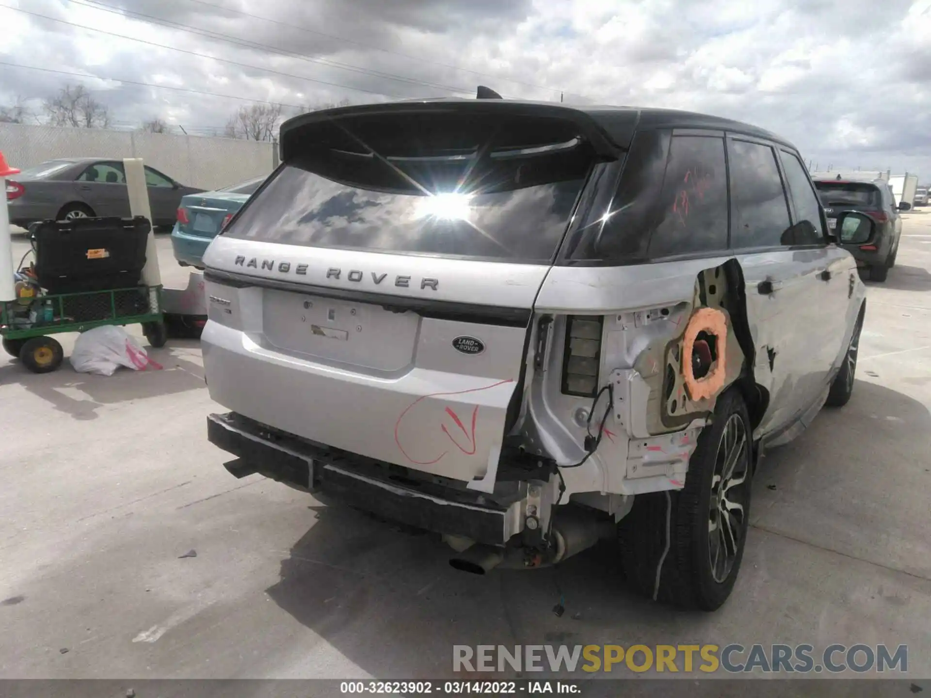 6 Фотография поврежденного автомобиля SALWR2SU0MA760031 LAND ROVER RANGE ROVER SPORT 2021