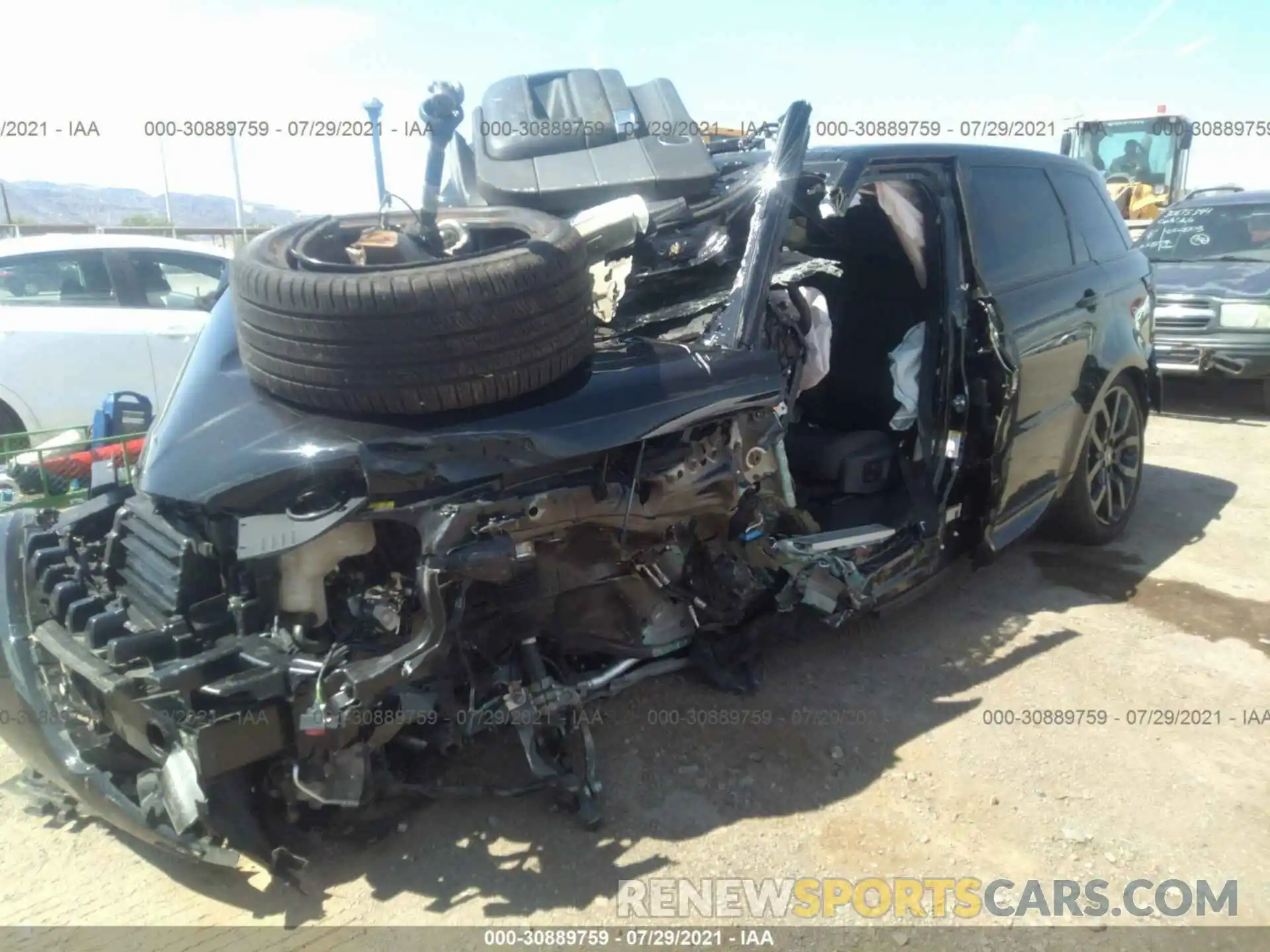 2 Photograph of a damaged car SALWR2SU1MA762242 LAND ROVER RANGE ROVER SPORT 2021