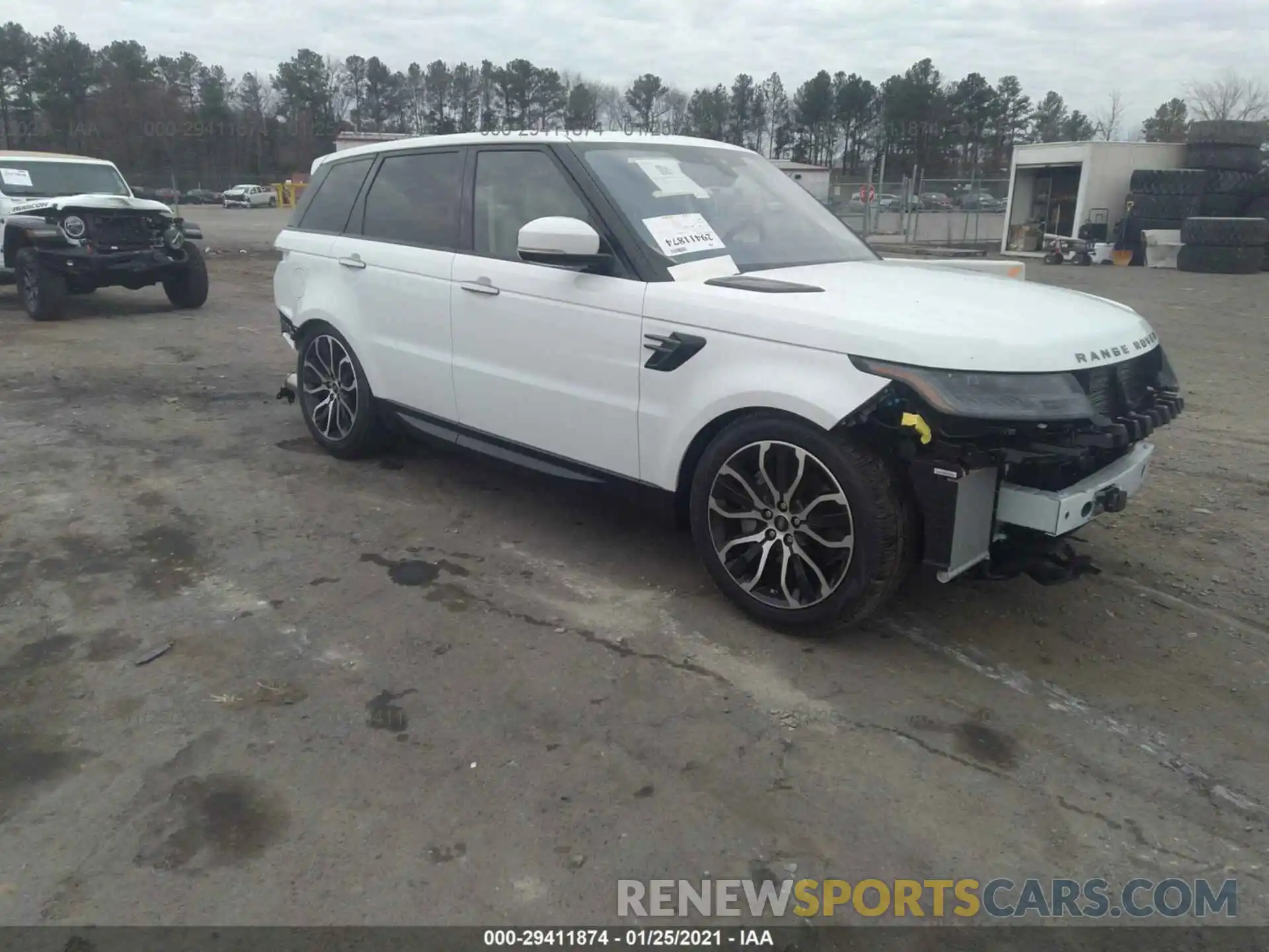 1 Photograph of a damaged car SALWR2SU2MA755137 LAND ROVER RANGE ROVER SPORT 2021