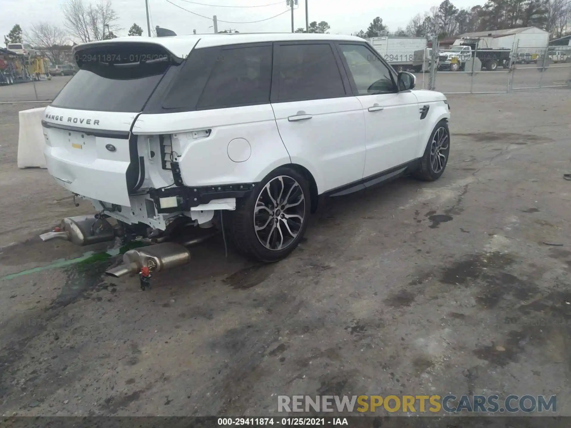 4 Фотография поврежденного автомобиля SALWR2SU2MA755137 LAND ROVER RANGE ROVER SPORT 2021