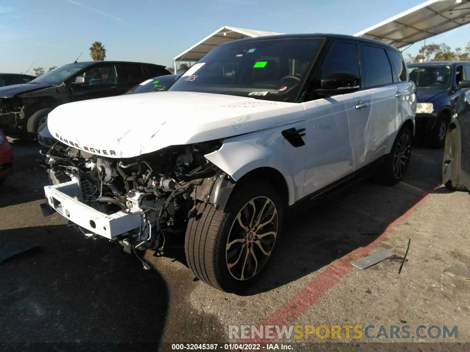 2 Photograph of a damaged car SALWR2SU2MA756515 LAND ROVER RANGE ROVER SPORT 2021