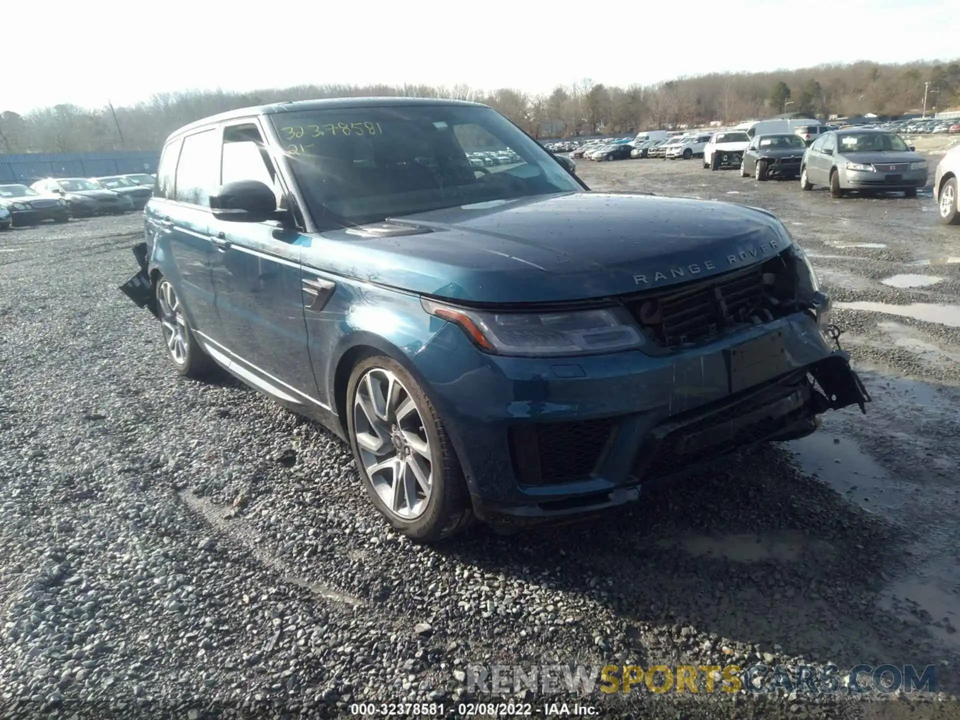 1 Фотография поврежденного автомобиля SALWR2SU3MA787871 LAND ROVER RANGE ROVER SPORT 2021