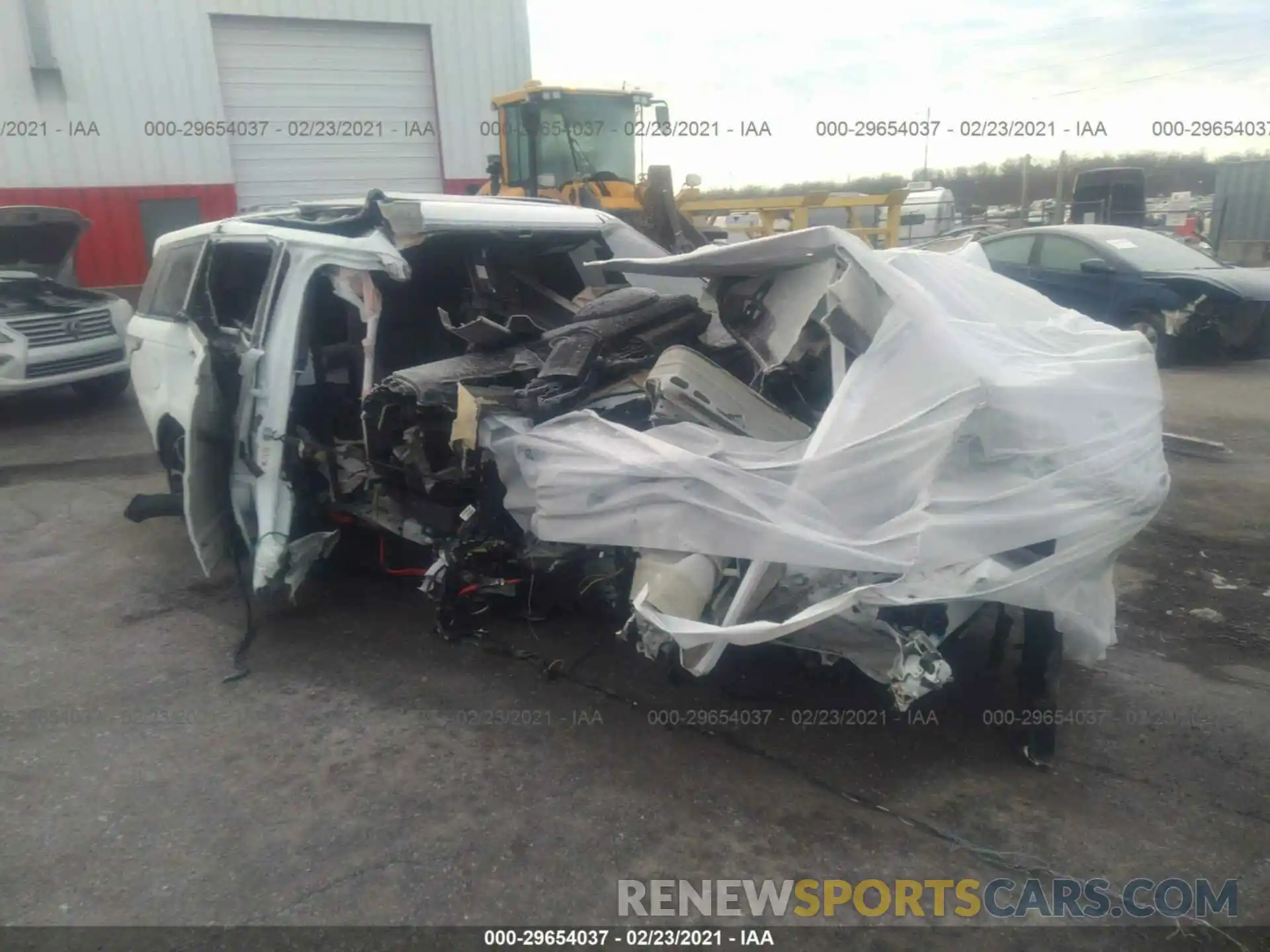 1 Photograph of a damaged car SALWR2SU4MA753230 LAND ROVER RANGE ROVER SPORT 2021