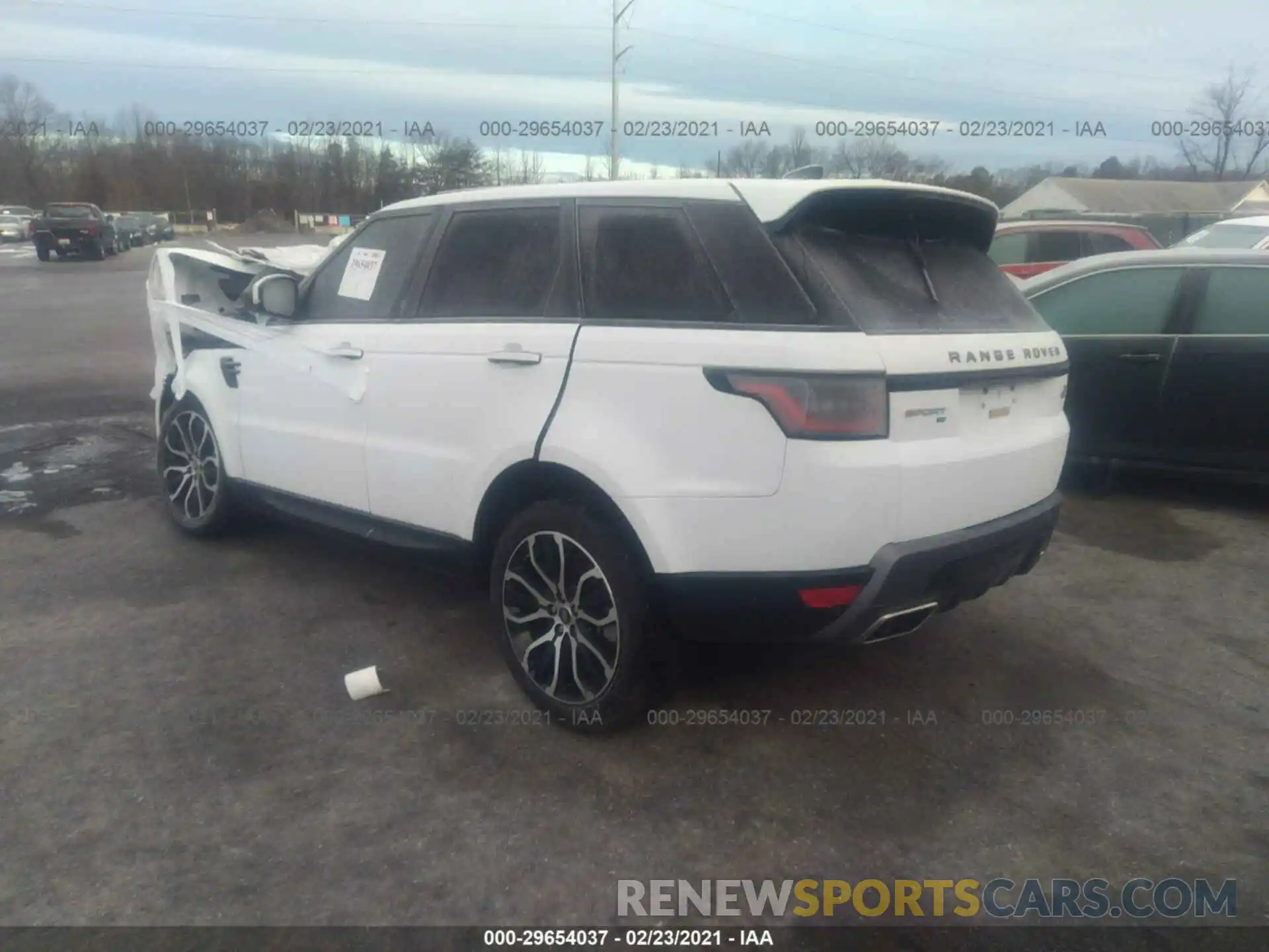 3 Фотография поврежденного автомобиля SALWR2SU4MA753230 LAND ROVER RANGE ROVER SPORT 2021