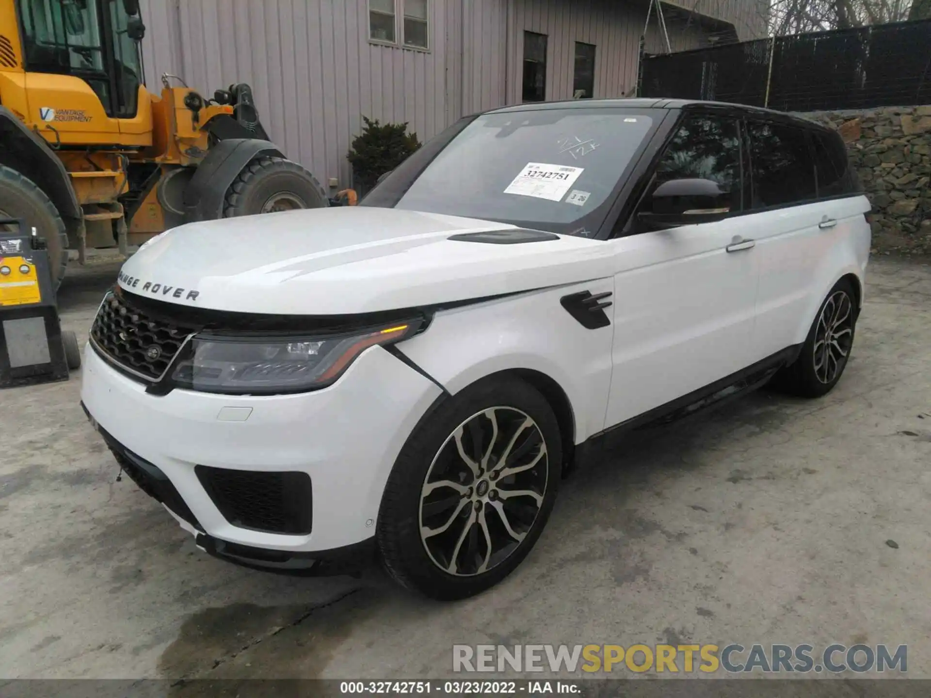 2 Фотография поврежденного автомобиля SALWR2SU4MA779147 LAND ROVER RANGE ROVER SPORT 2021