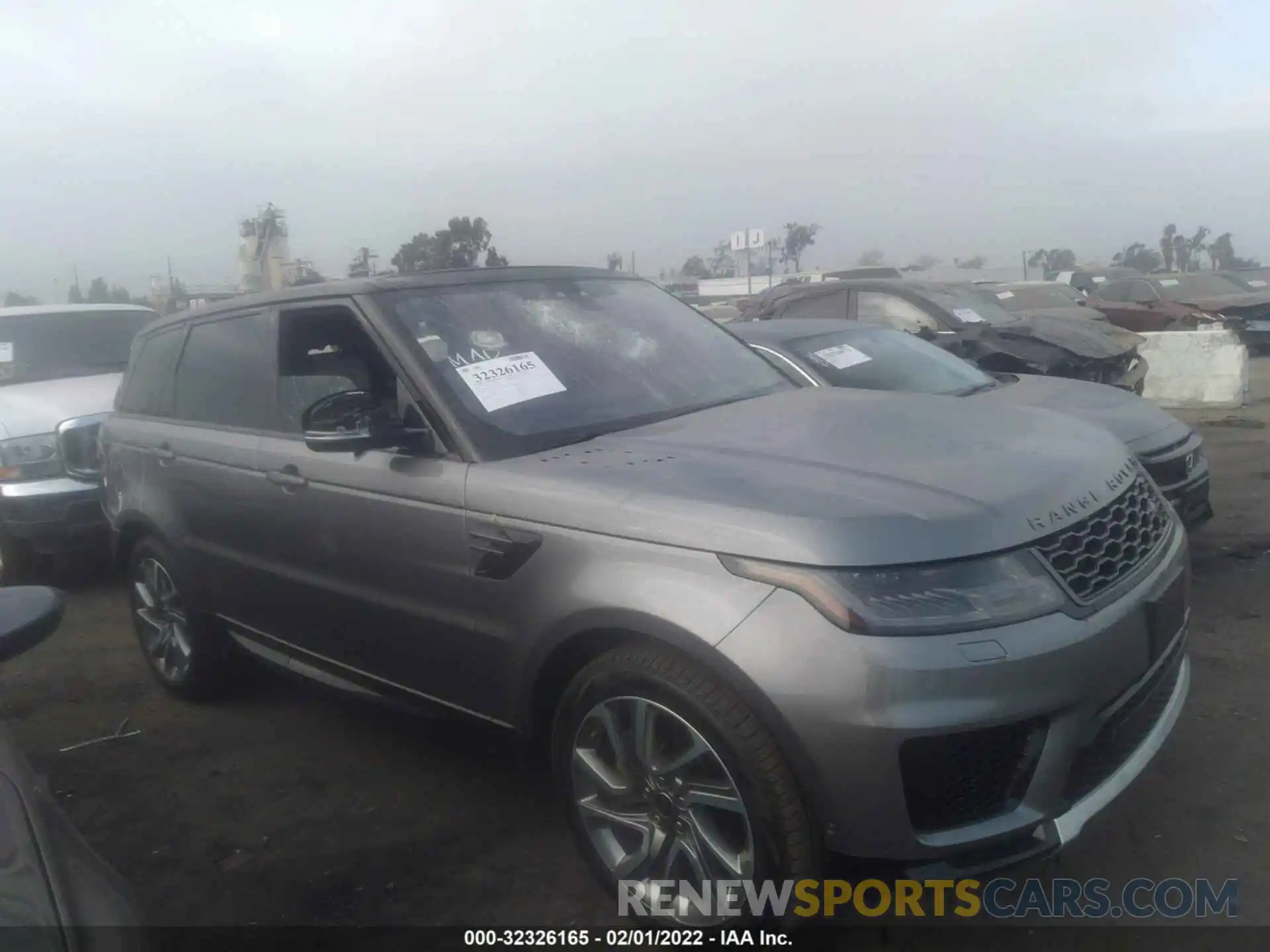 1 Фотография поврежденного автомобиля SALWR2SU6MA771146 LAND ROVER RANGE ROVER SPORT 2021