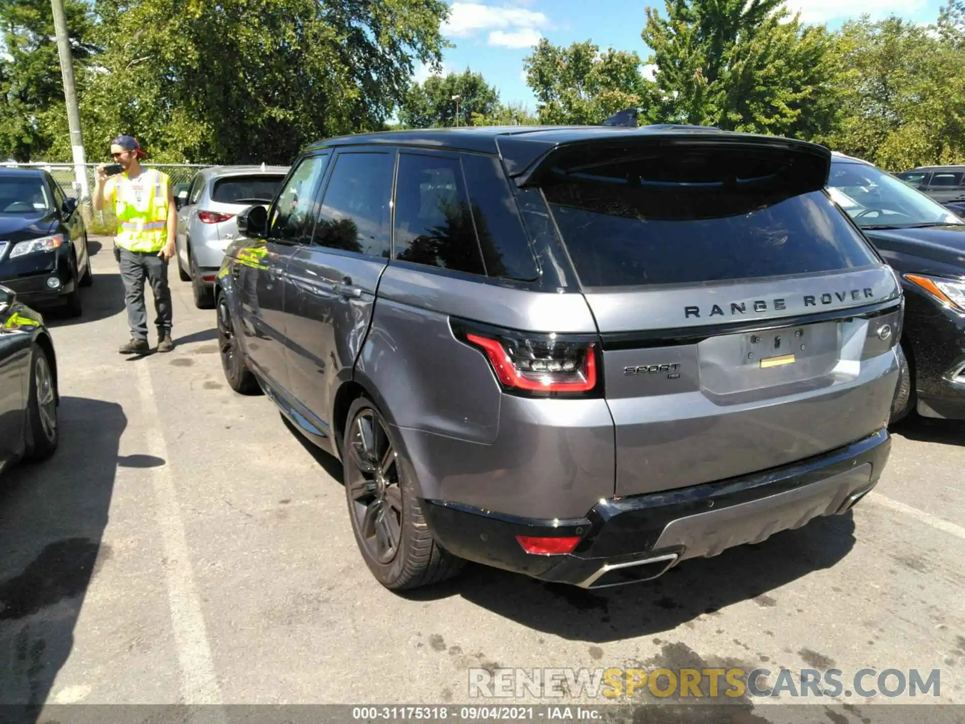 3 Фотография поврежденного автомобиля SALWR2SU7MA760253 LAND ROVER RANGE ROVER SPORT 2021