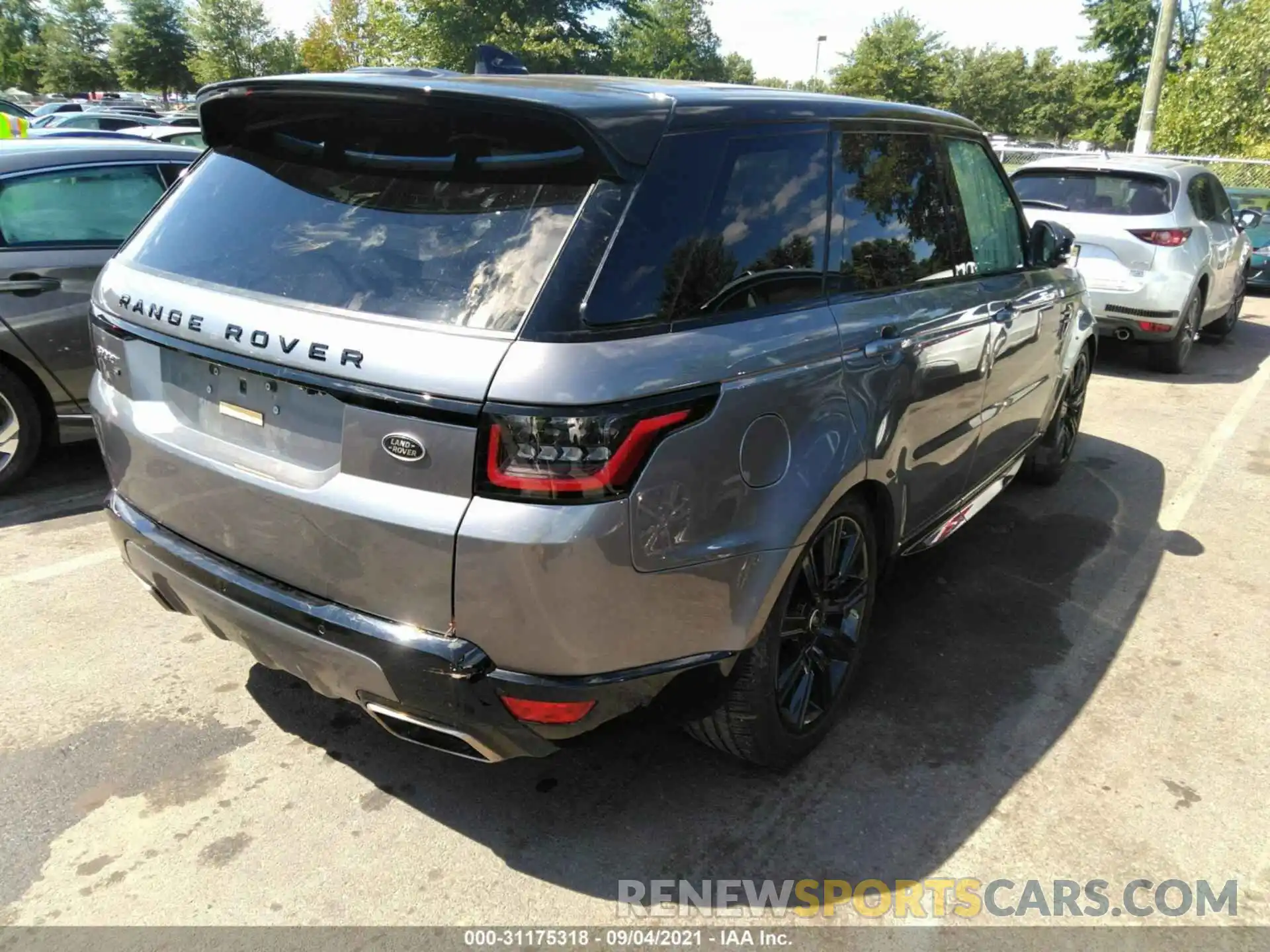 4 Фотография поврежденного автомобиля SALWR2SU7MA760253 LAND ROVER RANGE ROVER SPORT 2021