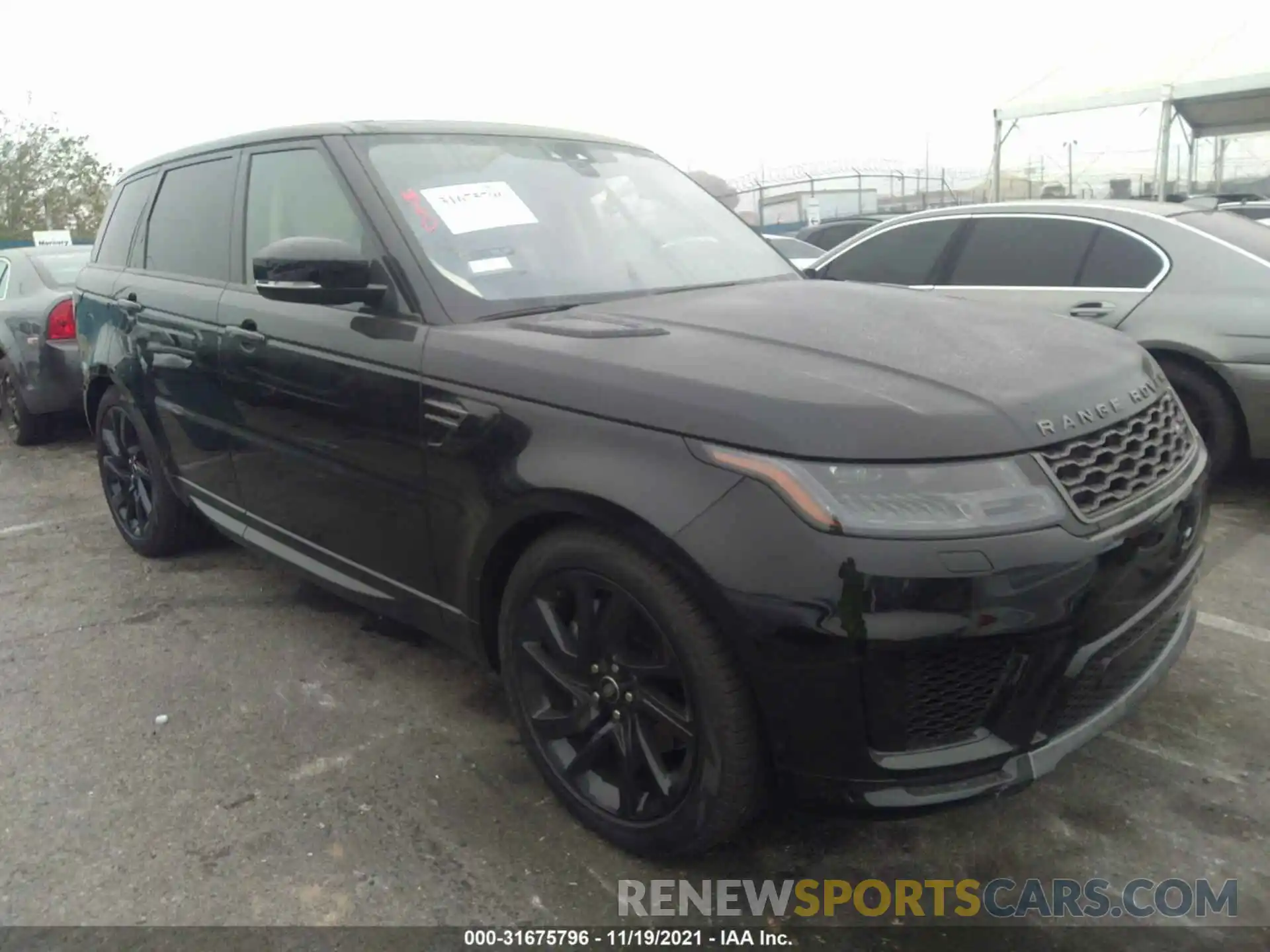 1 Photograph of a damaged car SALWR2SU8MA796310 LAND ROVER RANGE ROVER SPORT 2021