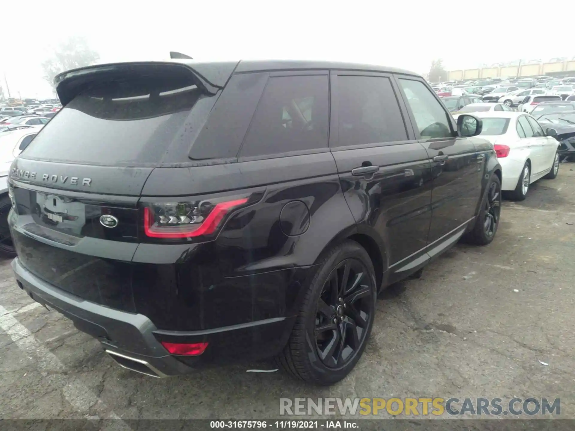 4 Фотография поврежденного автомобиля SALWR2SU8MA796310 LAND ROVER RANGE ROVER SPORT 2021