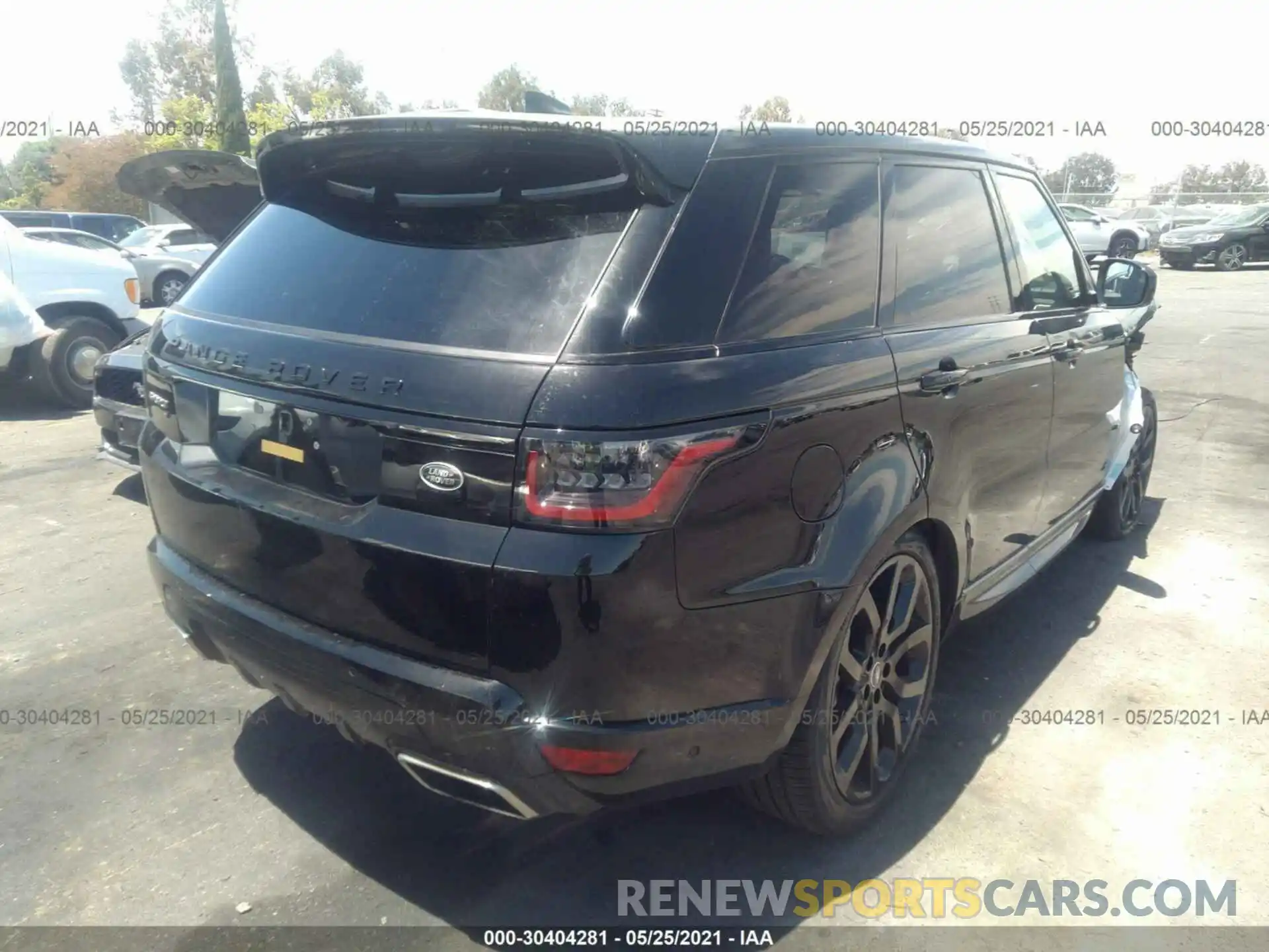 4 Photograph of a damaged car SALWR2SU9MA764790 LAND ROVER RANGE ROVER SPORT 2021