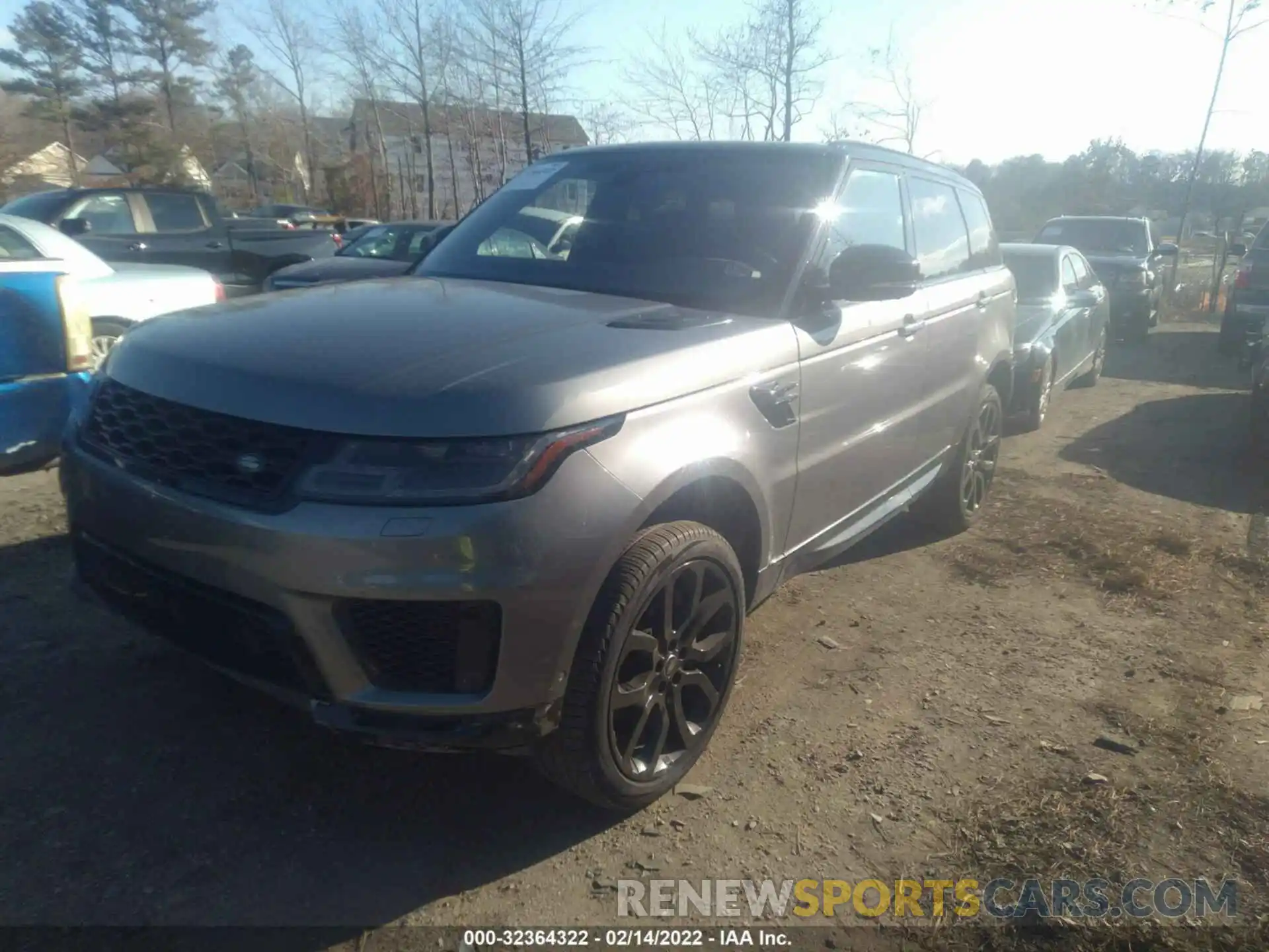 2 Фотография поврежденного автомобиля SALWR2SUXMA752423 LAND ROVER RANGE ROVER SPORT 2021