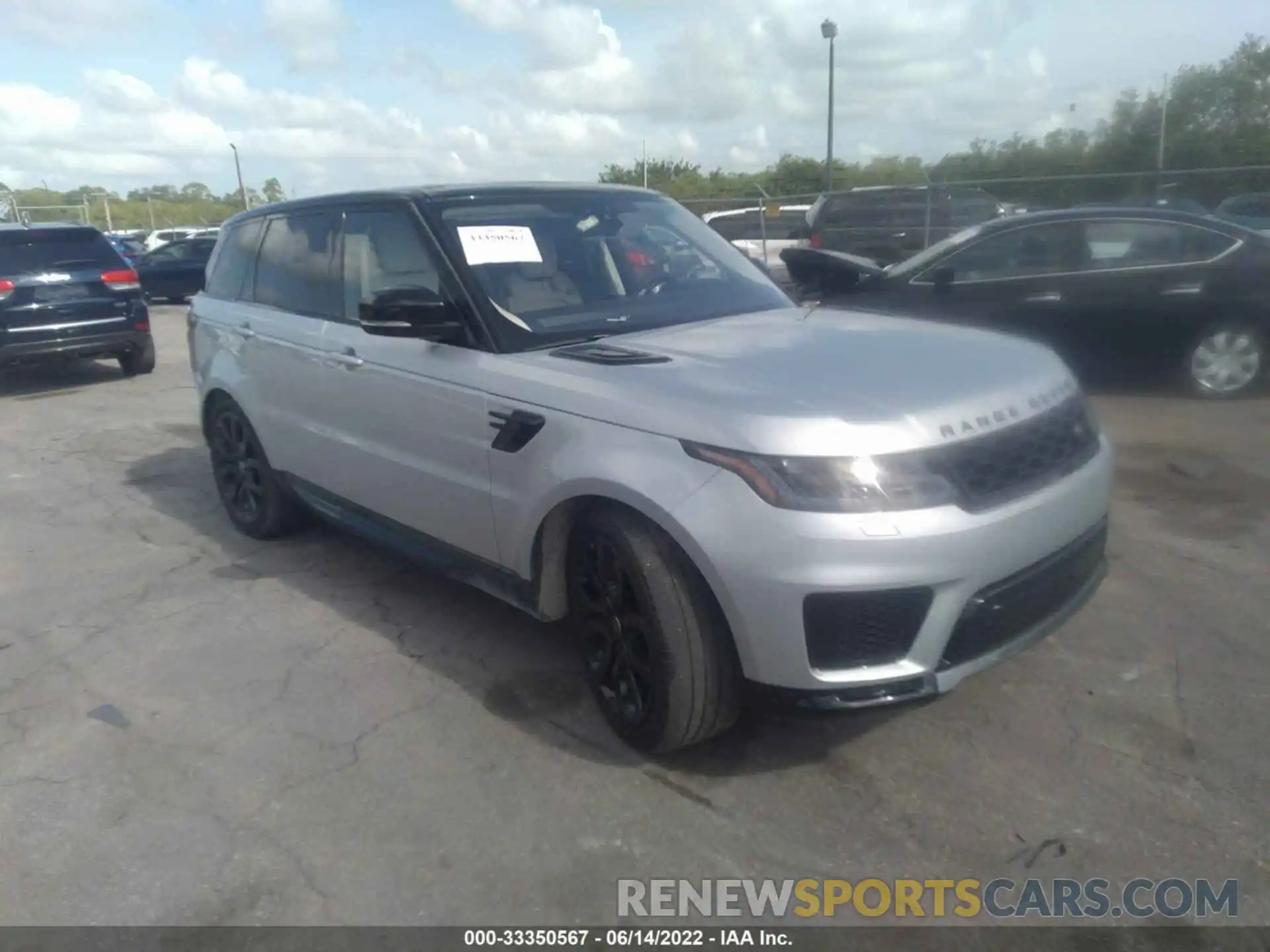 1 Фотография поврежденного автомобиля SALWR2SUXMA785566 LAND ROVER RANGE ROVER SPORT 2021