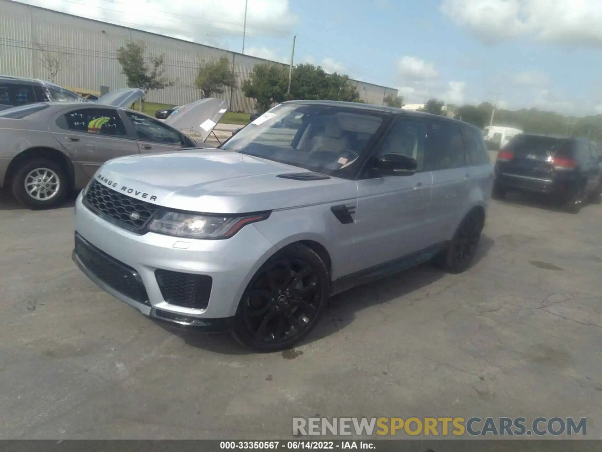 2 Фотография поврежденного автомобиля SALWR2SUXMA785566 LAND ROVER RANGE ROVER SPORT 2021