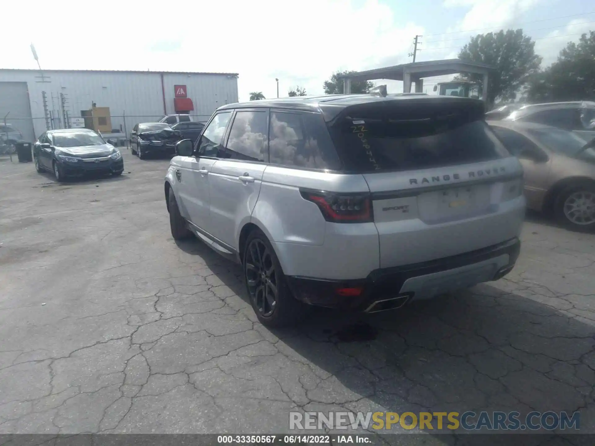 3 Фотография поврежденного автомобиля SALWR2SUXMA785566 LAND ROVER RANGE ROVER SPORT 2021