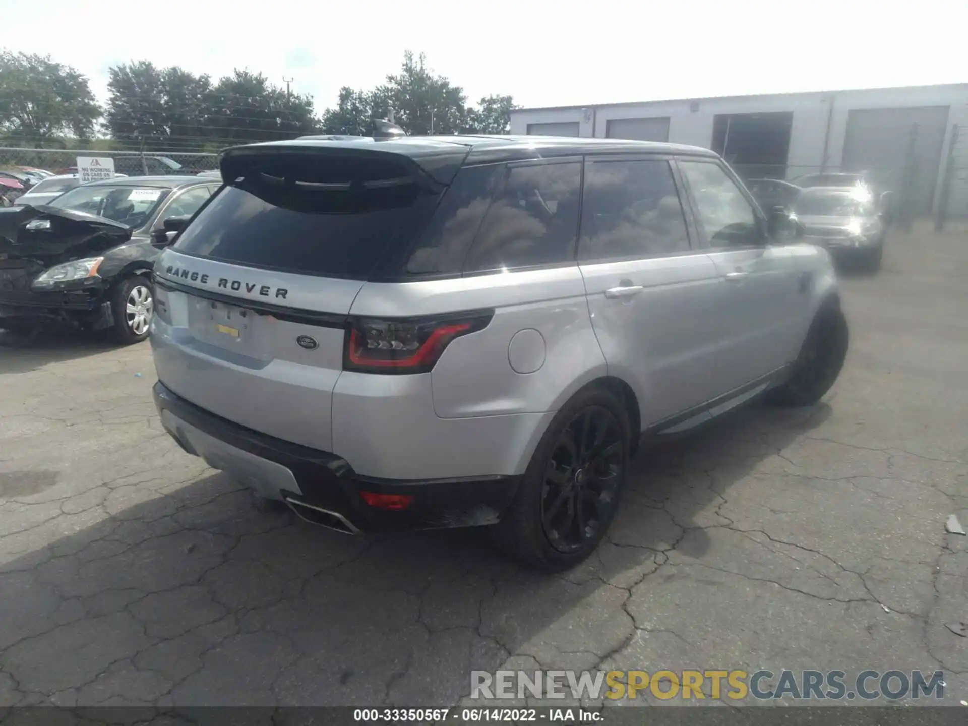 4 Фотография поврежденного автомобиля SALWR2SUXMA785566 LAND ROVER RANGE ROVER SPORT 2021