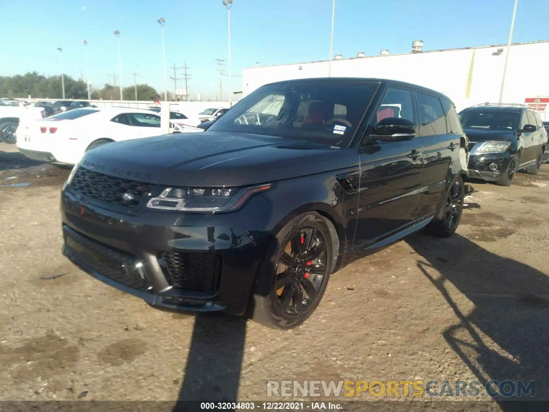 2 Фотография поврежденного автомобиля SALWS2RU0MA758600 LAND ROVER RANGE ROVER SPORT 2021