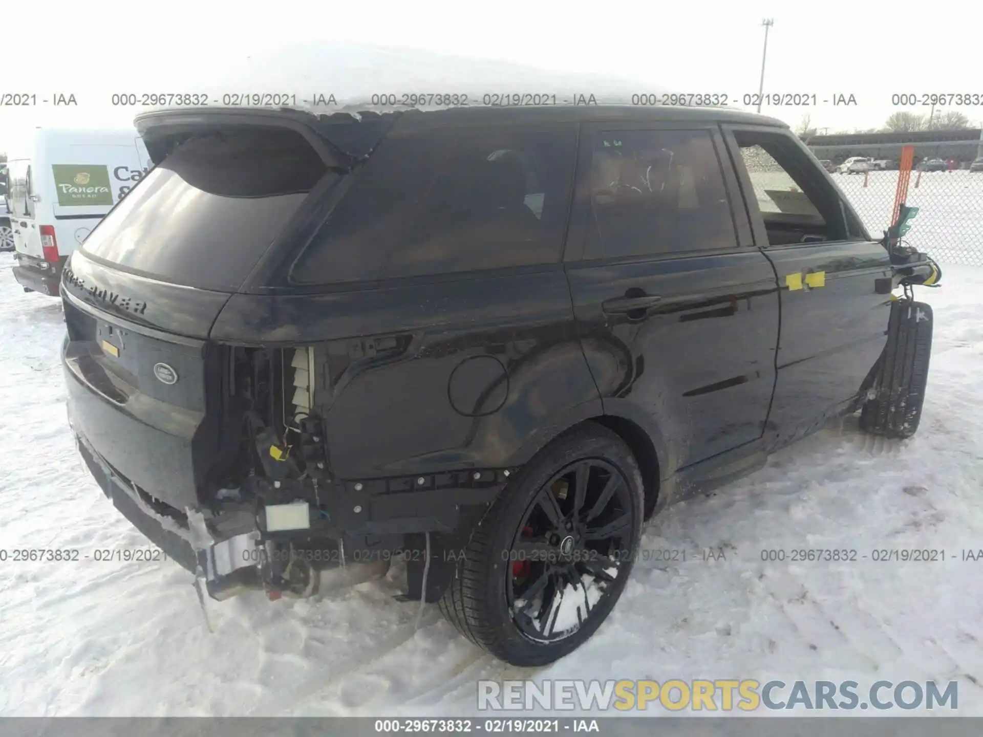 4 Фотография поврежденного автомобиля SALWS2RU1MA758296 LAND ROVER RANGE ROVER SPORT 2021