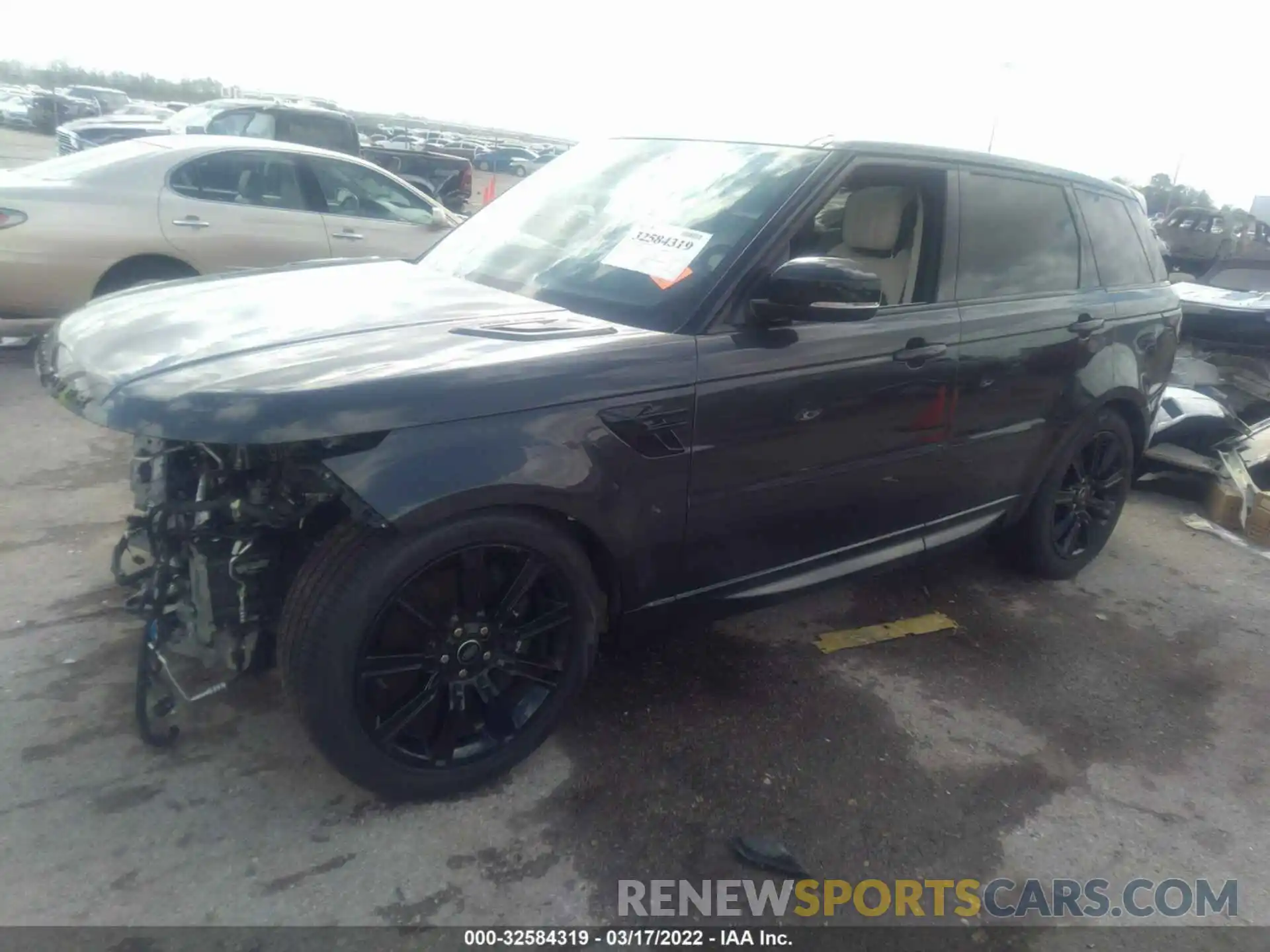 2 Фотография поврежденного автомобиля SALWS2RU5MA791141 LAND ROVER RANGE ROVER SPORT 2021