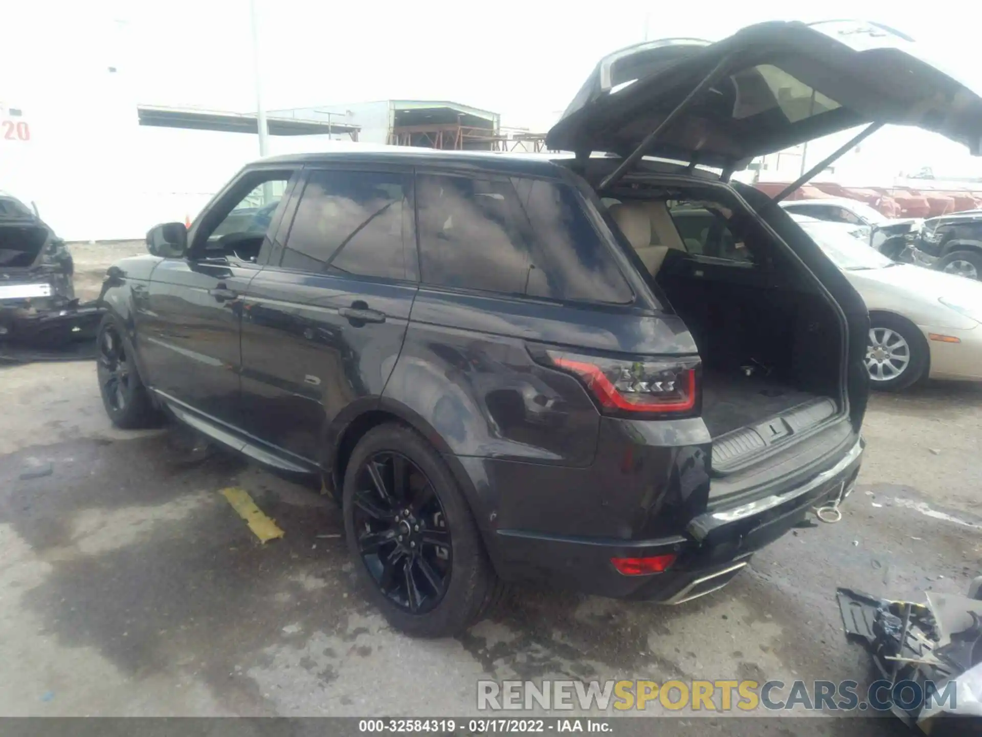 3 Фотография поврежденного автомобиля SALWS2RU5MA791141 LAND ROVER RANGE ROVER SPORT 2021