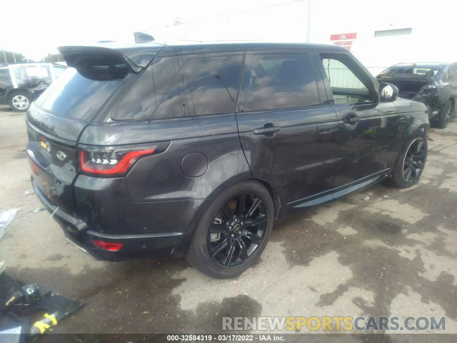 4 Фотография поврежденного автомобиля SALWS2RU5MA791141 LAND ROVER RANGE ROVER SPORT 2021