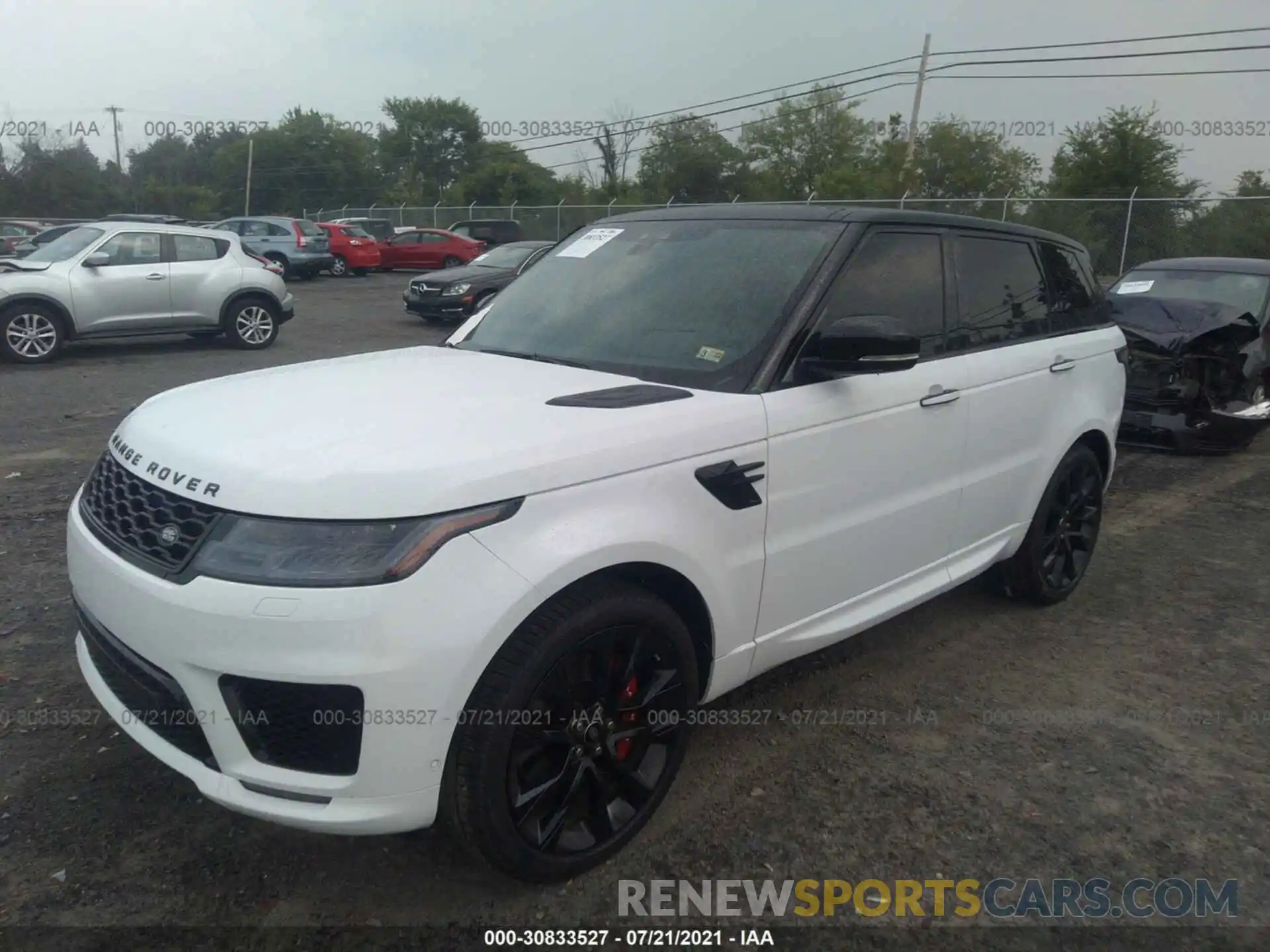 2 Фотография поврежденного автомобиля SALWS2RU6MA782531 LAND ROVER RANGE ROVER SPORT 2021