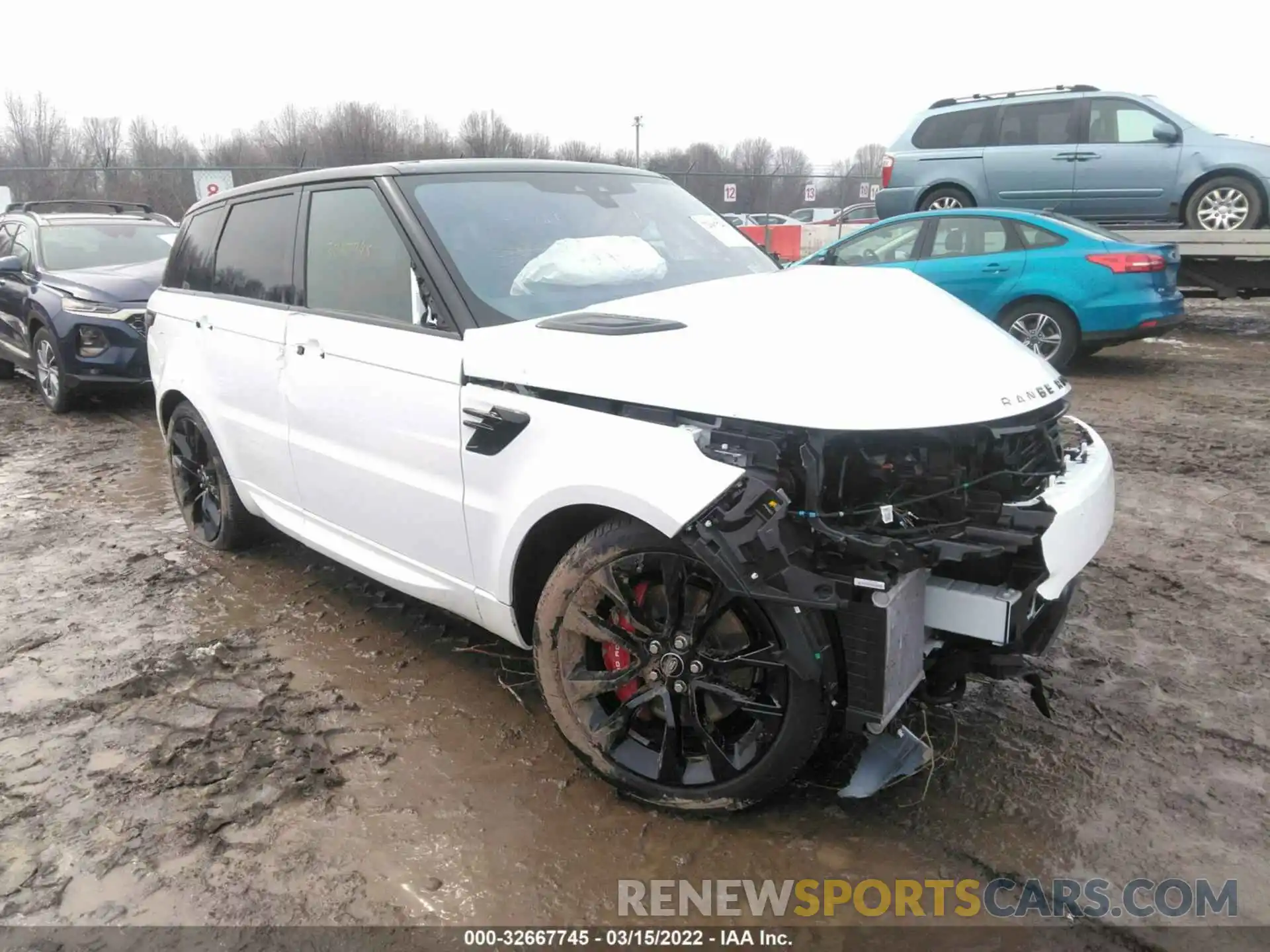 1 Photograph of a damaged car SALWS2RU8MA778691 LAND ROVER RANGE ROVER SPORT 2021