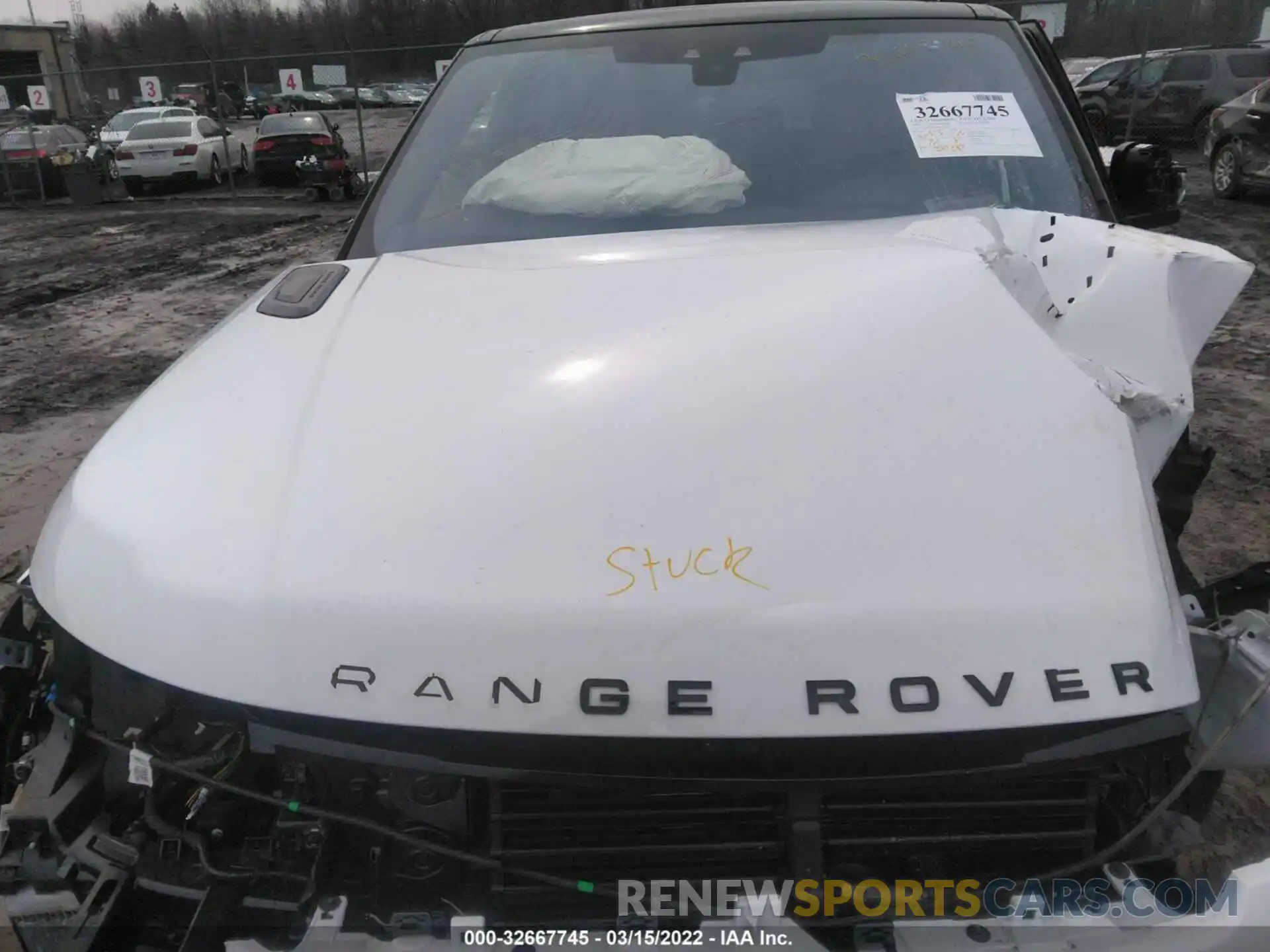 10 Photograph of a damaged car SALWS2RU8MA778691 LAND ROVER RANGE ROVER SPORT 2021