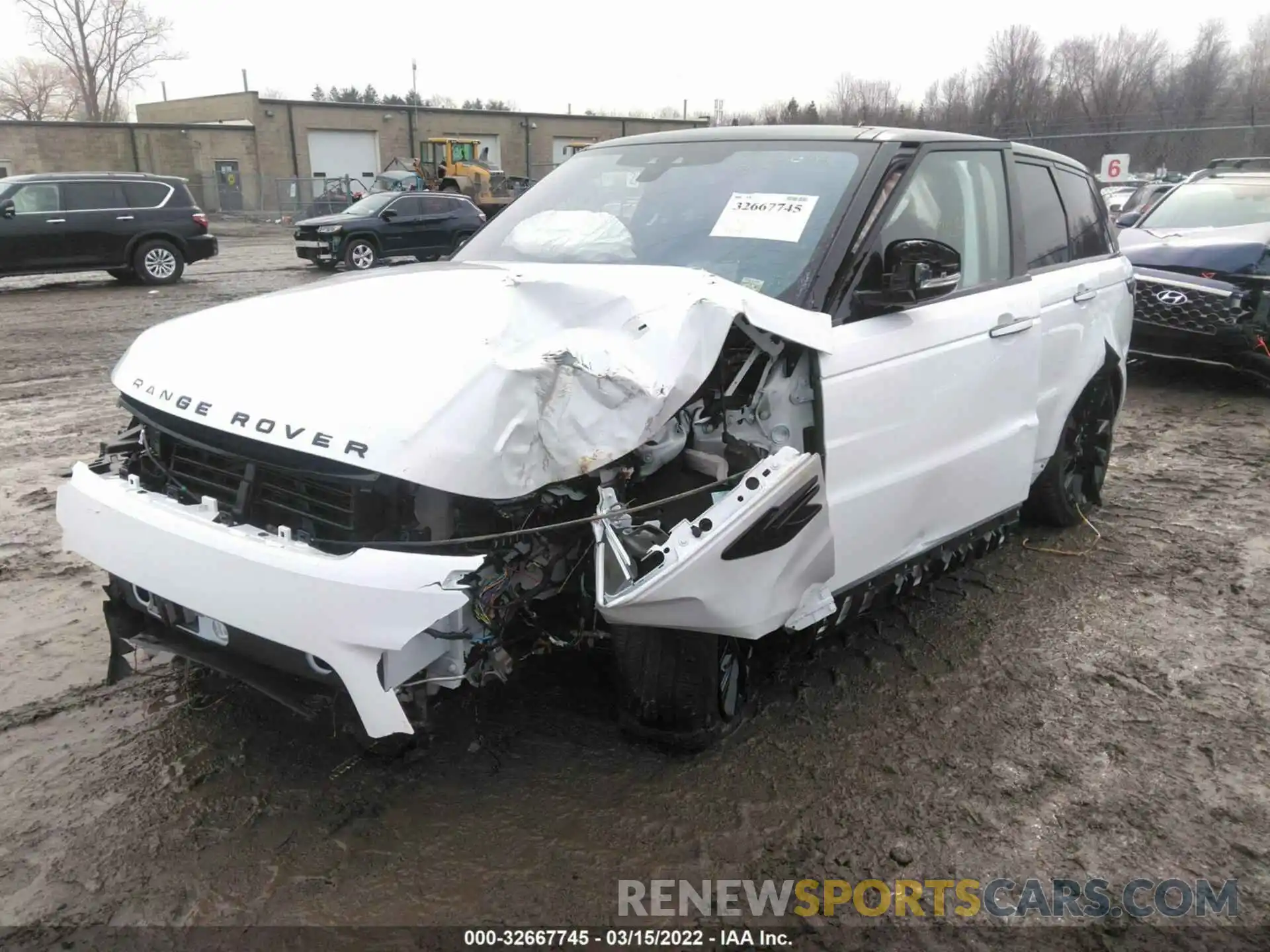 2 Photograph of a damaged car SALWS2RU8MA778691 LAND ROVER RANGE ROVER SPORT 2021