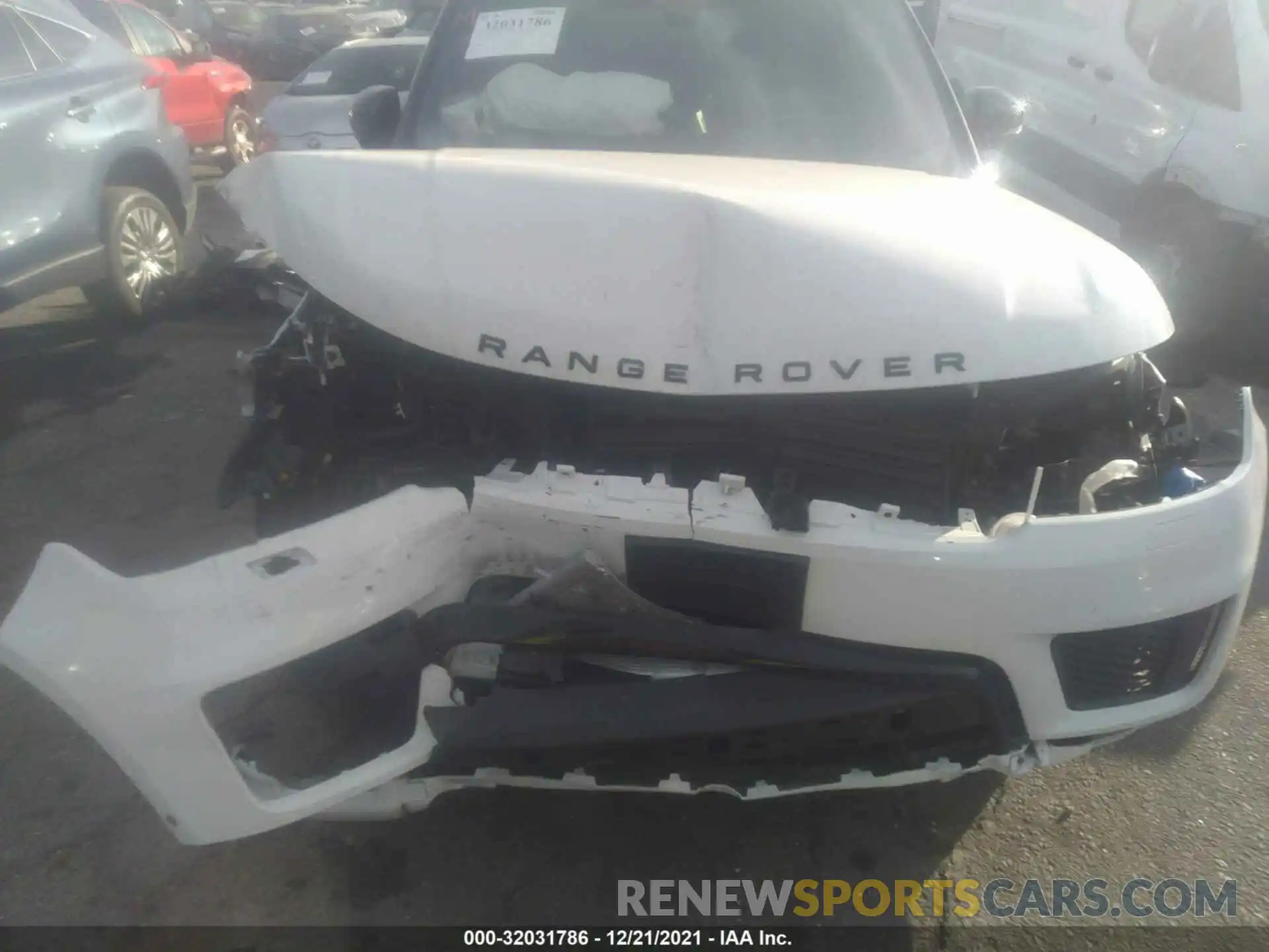 6 Photograph of a damaged car SALWS2RUXMA778255 LAND ROVER RANGE ROVER SPORT 2021