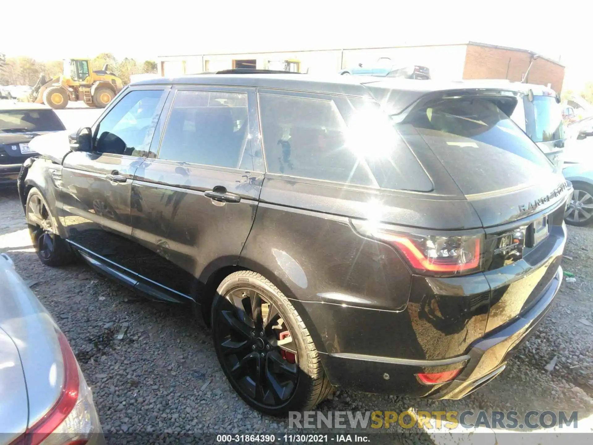 3 Фотография поврежденного автомобиля SALWS2RUXMA786940 LAND ROVER RANGE ROVER SPORT 2021