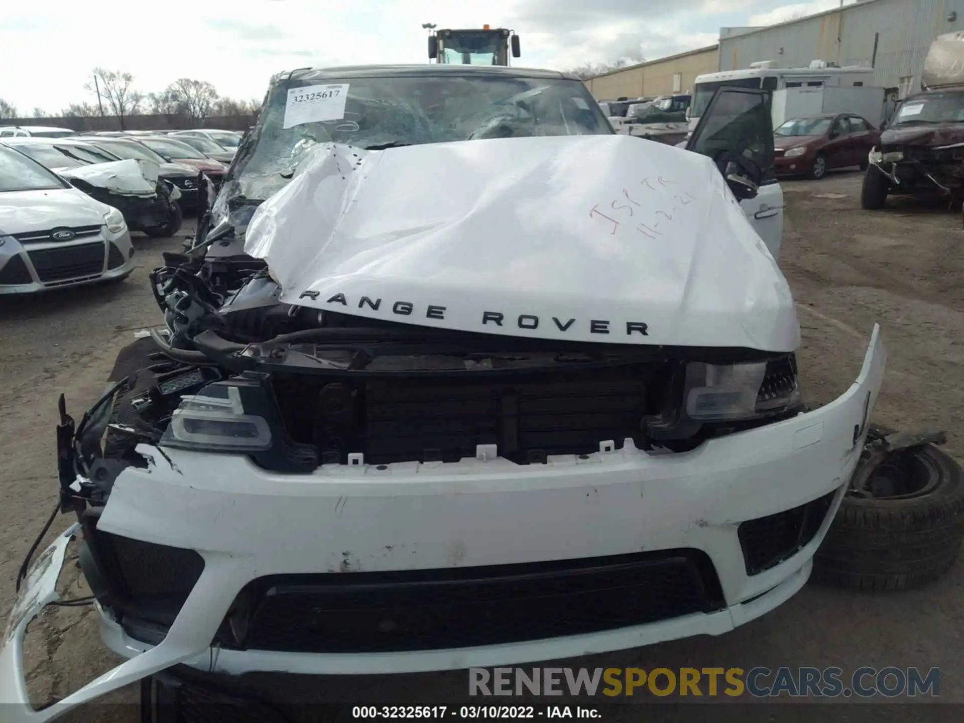 10 Photograph of a damaged car SALWV2SE5MA766685 LAND ROVER RANGE ROVER SPORT 2021