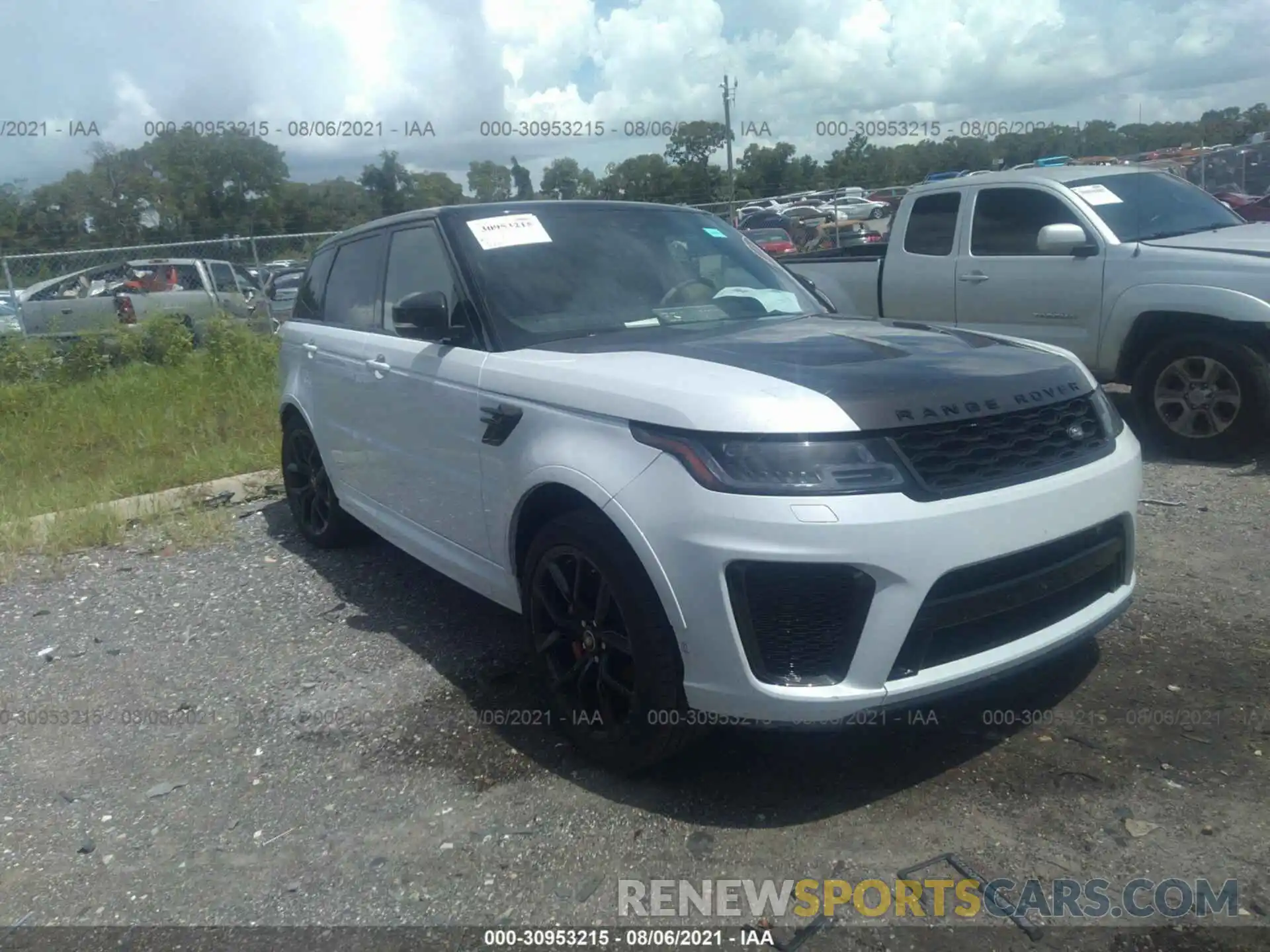 1 Photograph of a damaged car SALWZ2RE4MA785531 LAND ROVER RANGE ROVER SPORT 2021