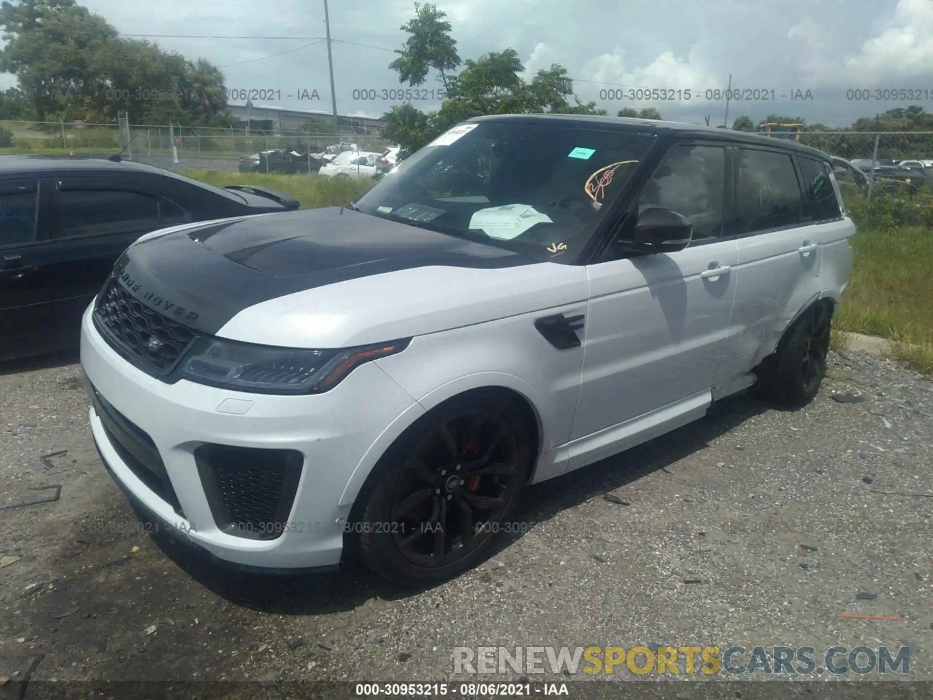 2 Photograph of a damaged car SALWZ2RE4MA785531 LAND ROVER RANGE ROVER SPORT 2021