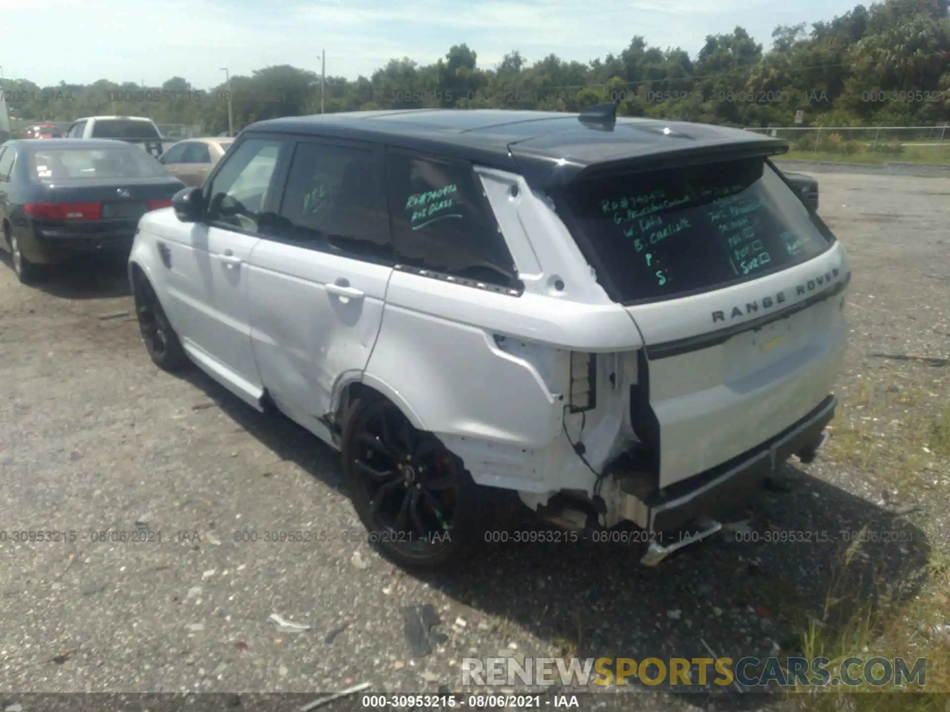 3 Photograph of a damaged car SALWZ2RE4MA785531 LAND ROVER RANGE ROVER SPORT 2021