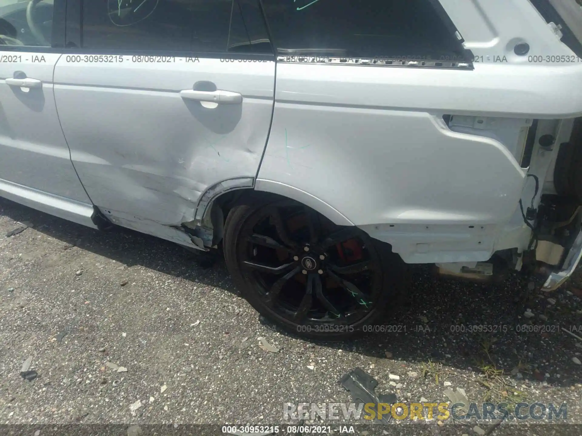 6 Photograph of a damaged car SALWZ2RE4MA785531 LAND ROVER RANGE ROVER SPORT 2021