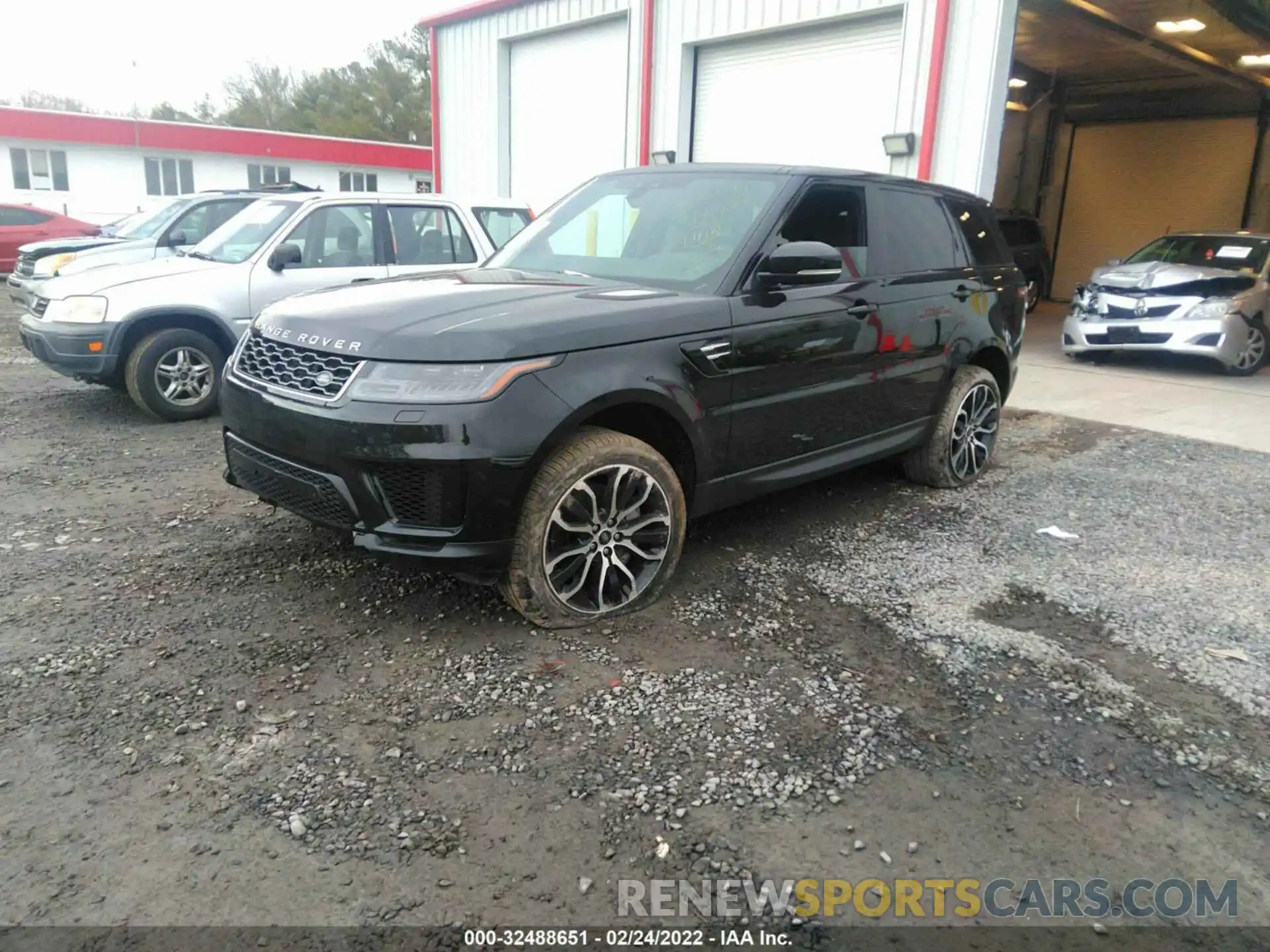 2 Фотография поврежденного автомобиля SALWG2SU0NA207421 LAND ROVER RANGE ROVER SPORT 2022