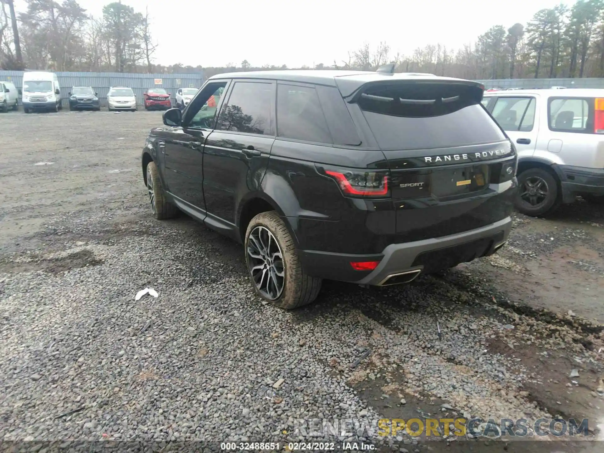 3 Фотография поврежденного автомобиля SALWG2SU0NA207421 LAND ROVER RANGE ROVER SPORT 2022