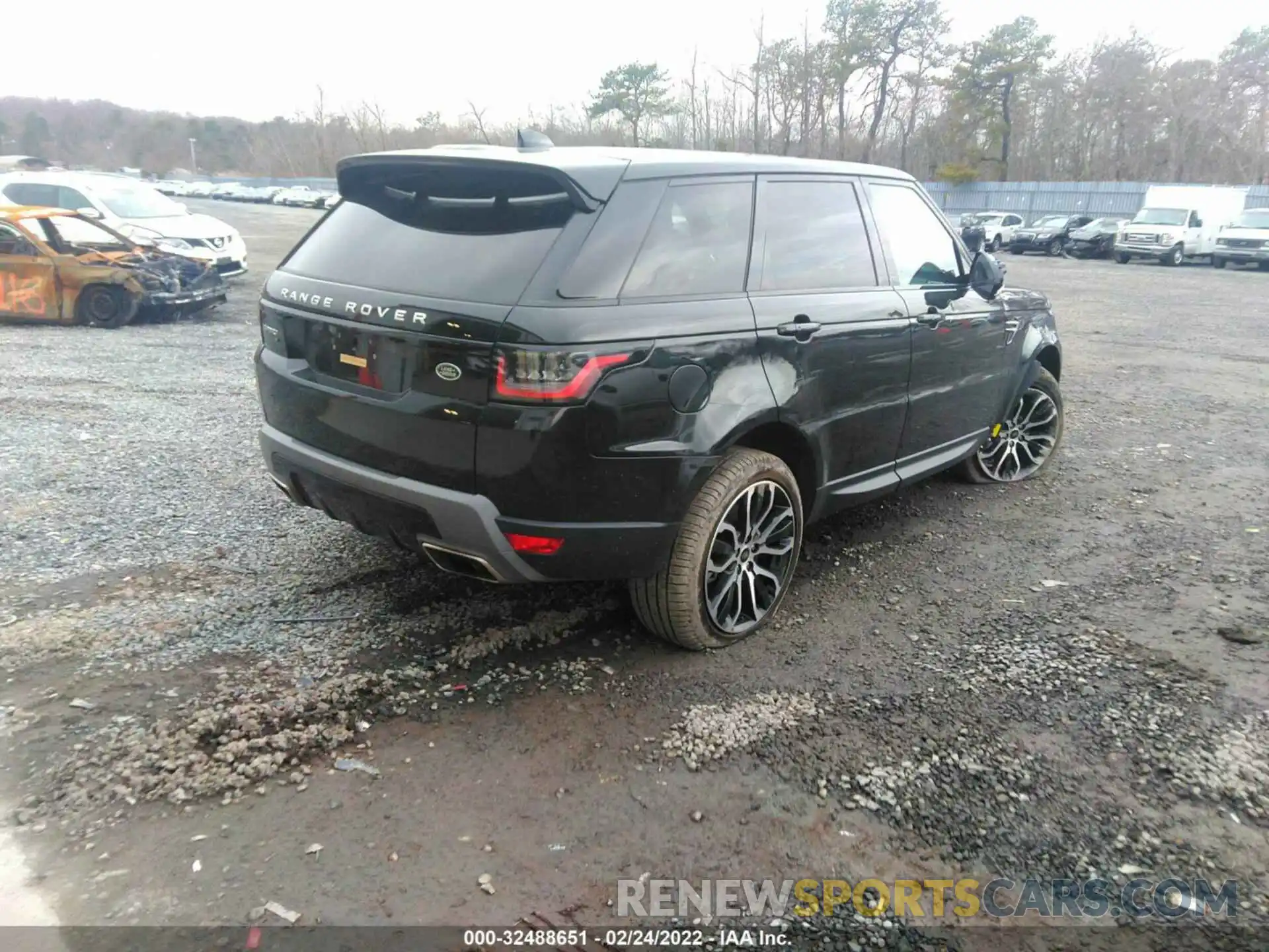 4 Фотография поврежденного автомобиля SALWG2SU0NA207421 LAND ROVER RANGE ROVER SPORT 2022