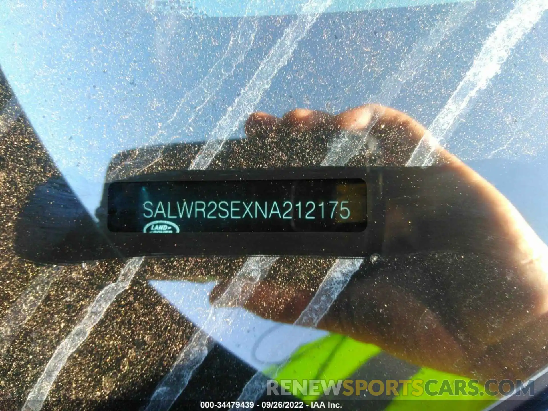 9 Photograph of a damaged car SALWR2SEXNA212175 LAND ROVER RANGE ROVER SPORT 2022