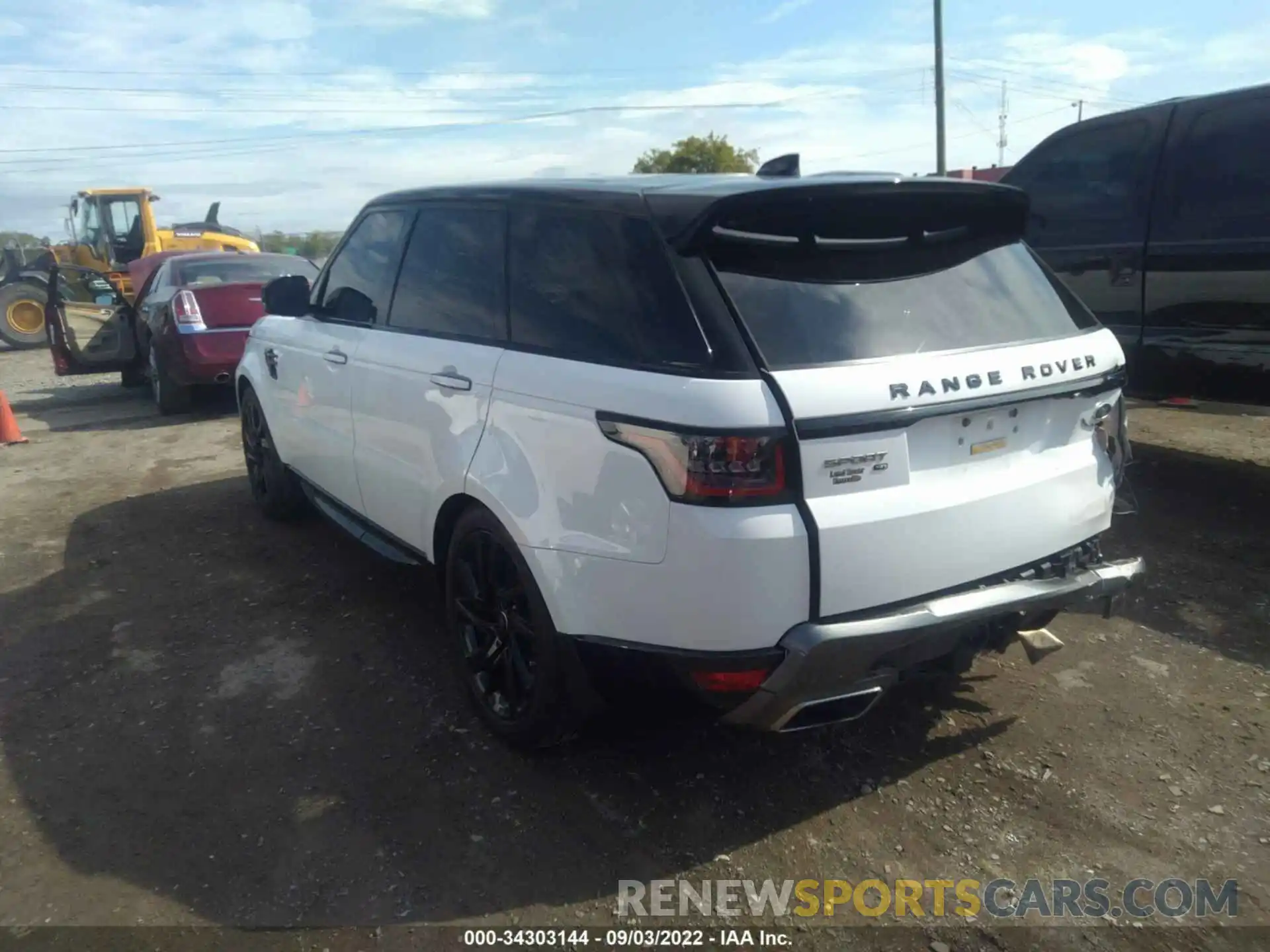 3 Фотография поврежденного автомобиля SALWR2SU1NA209740 LAND ROVER RANGE ROVER SPORT 2022