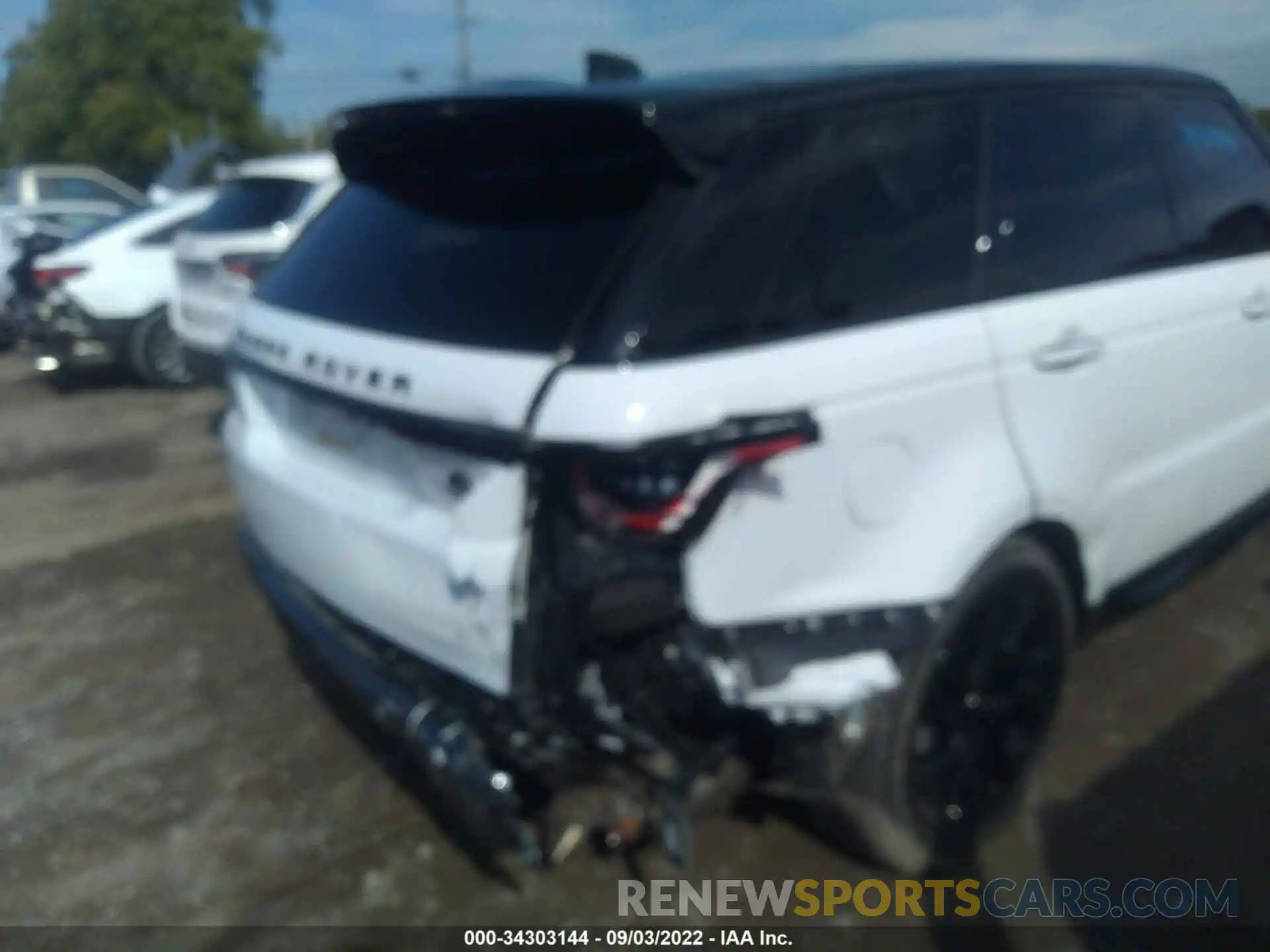 6 Фотография поврежденного автомобиля SALWR2SU1NA209740 LAND ROVER RANGE ROVER SPORT 2022