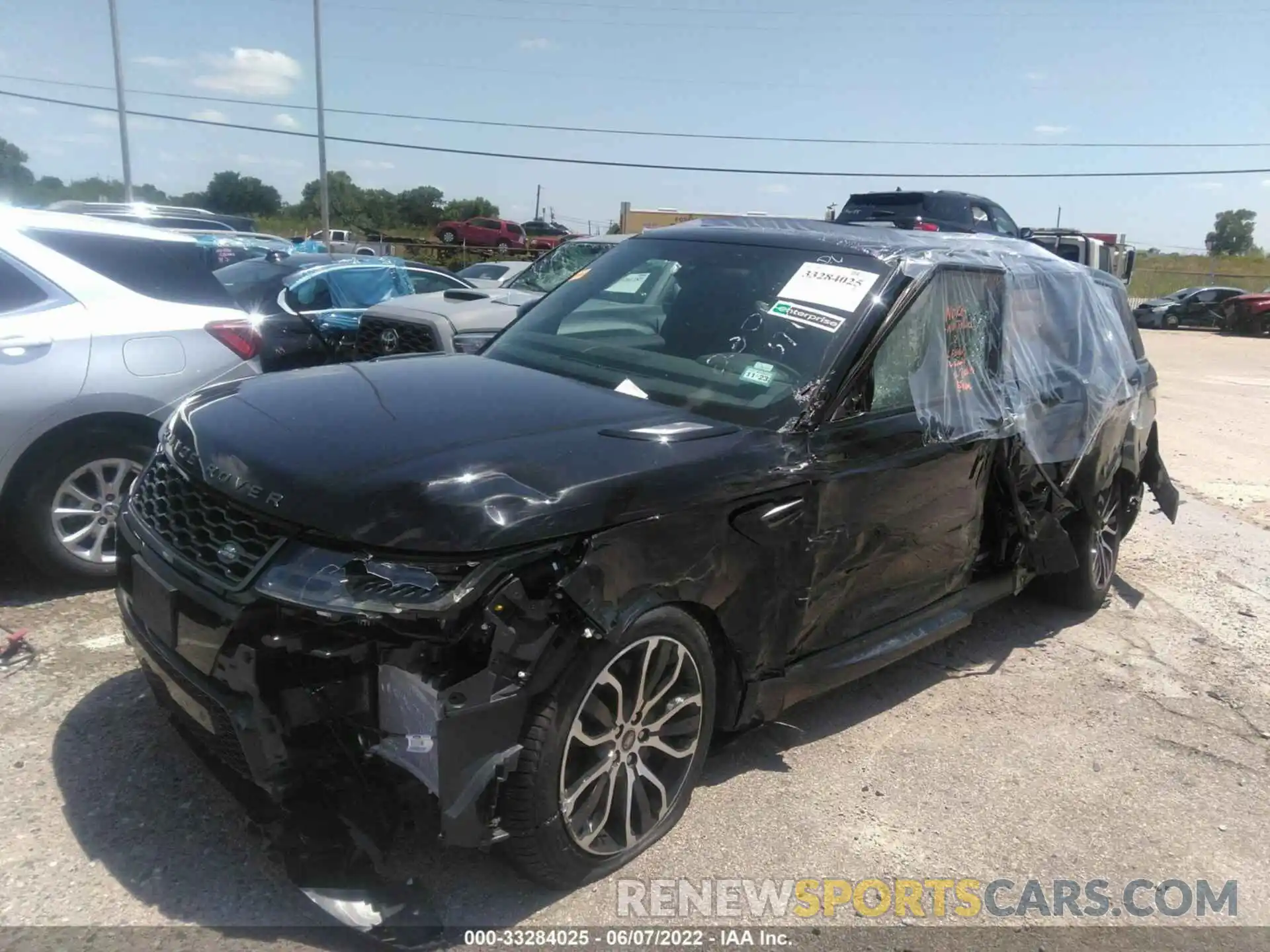 2 Photograph of a damaged car SALWR2SU6NA219406 LAND ROVER RANGE ROVER SPORT 2022