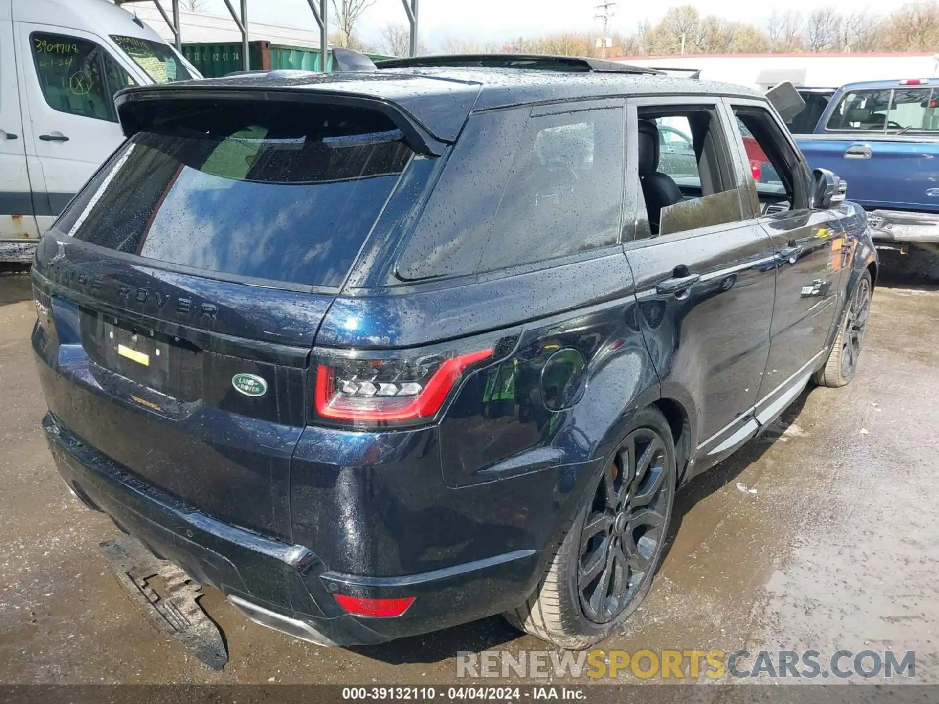 4 Фотография поврежденного автомобиля SALWR2SU6NA221334 LAND ROVER RANGE ROVER SPORT 2022